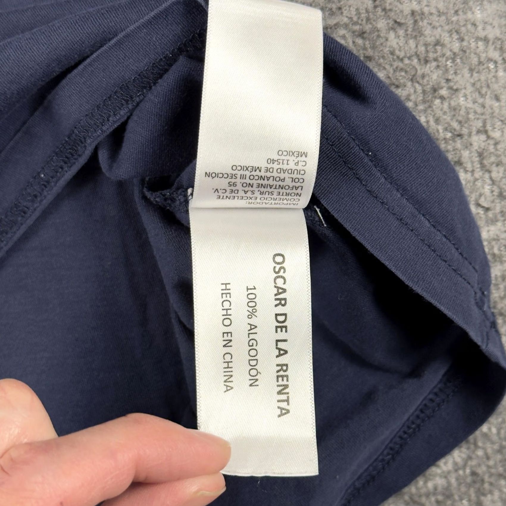 Oscar De La Renta Oscar De La Renta Shirt Mens Medium Blue Crewneck Tee T-Shirt Camo Size US M / EU 48-50 / 2 - 7 Thumbnail