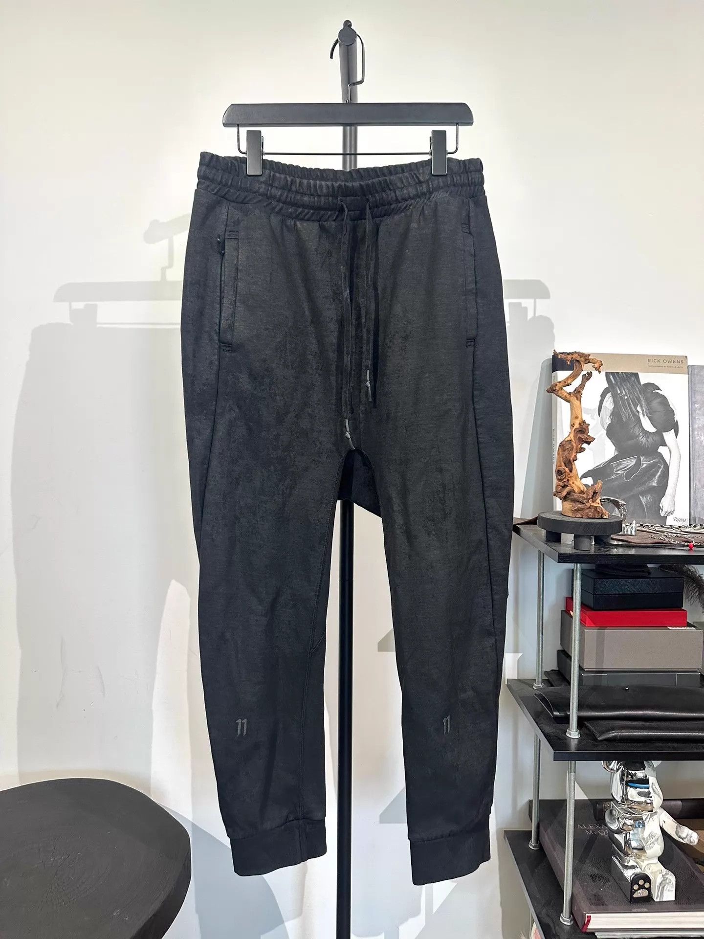 Boris Bidjan Saberi BBS 11by bbs waxed track pants L Size US 34 / EU 50 - 1 Thumbnail