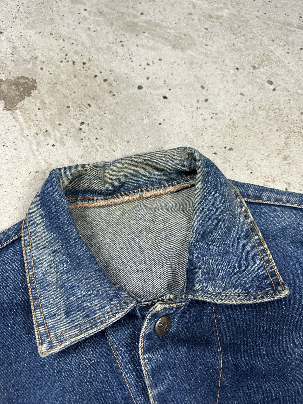 Vintage × Wrangler Vintage 70/80s Wrangler Denim Trucker Jacket Size US M / EU 48-50 / 2 - 11 Thumbnail