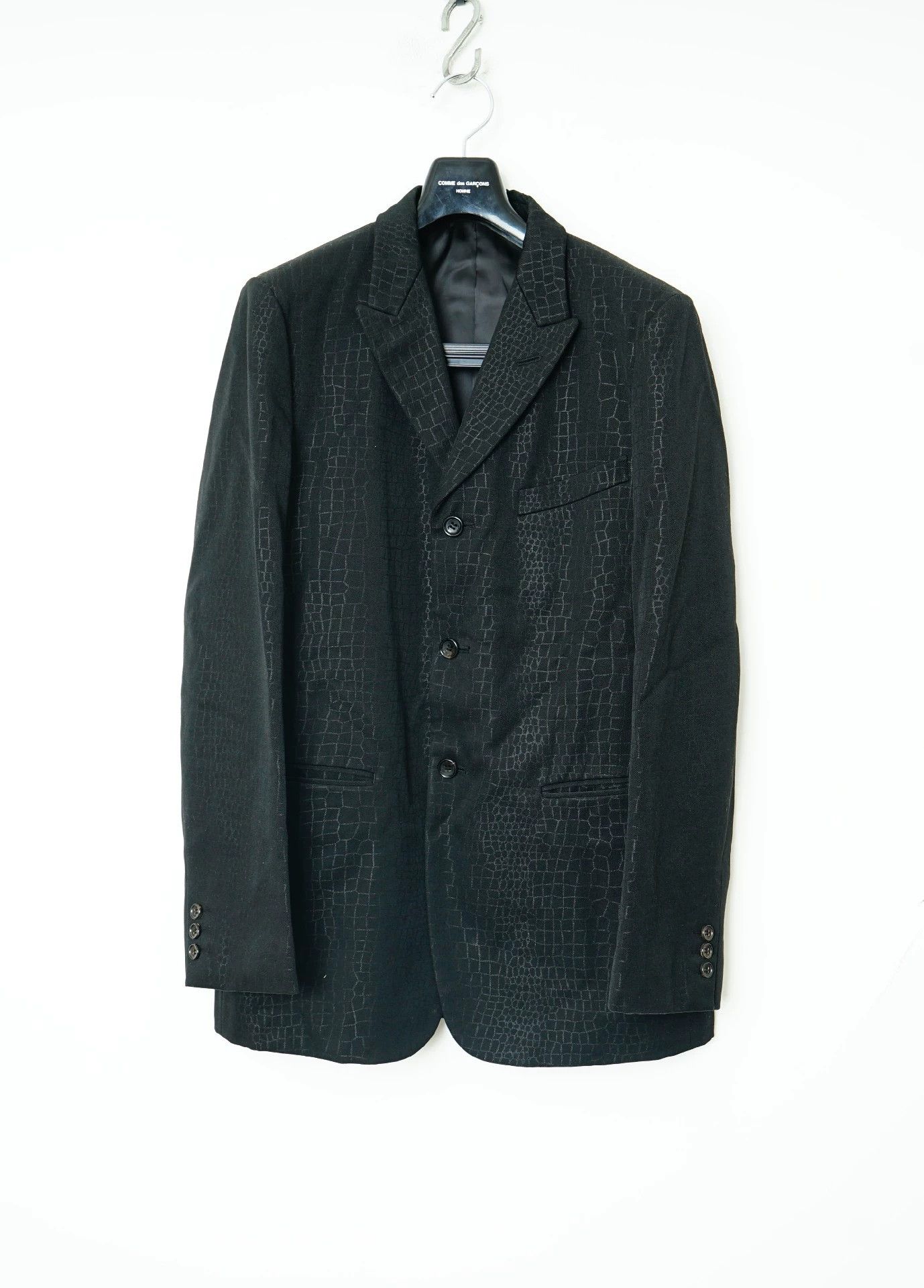 Comme des Garcons Comme Des Garcons Dark patterned suit jacket jacket -DMC Size US M / EU 48-50 / 2 - 1 Thumbnail