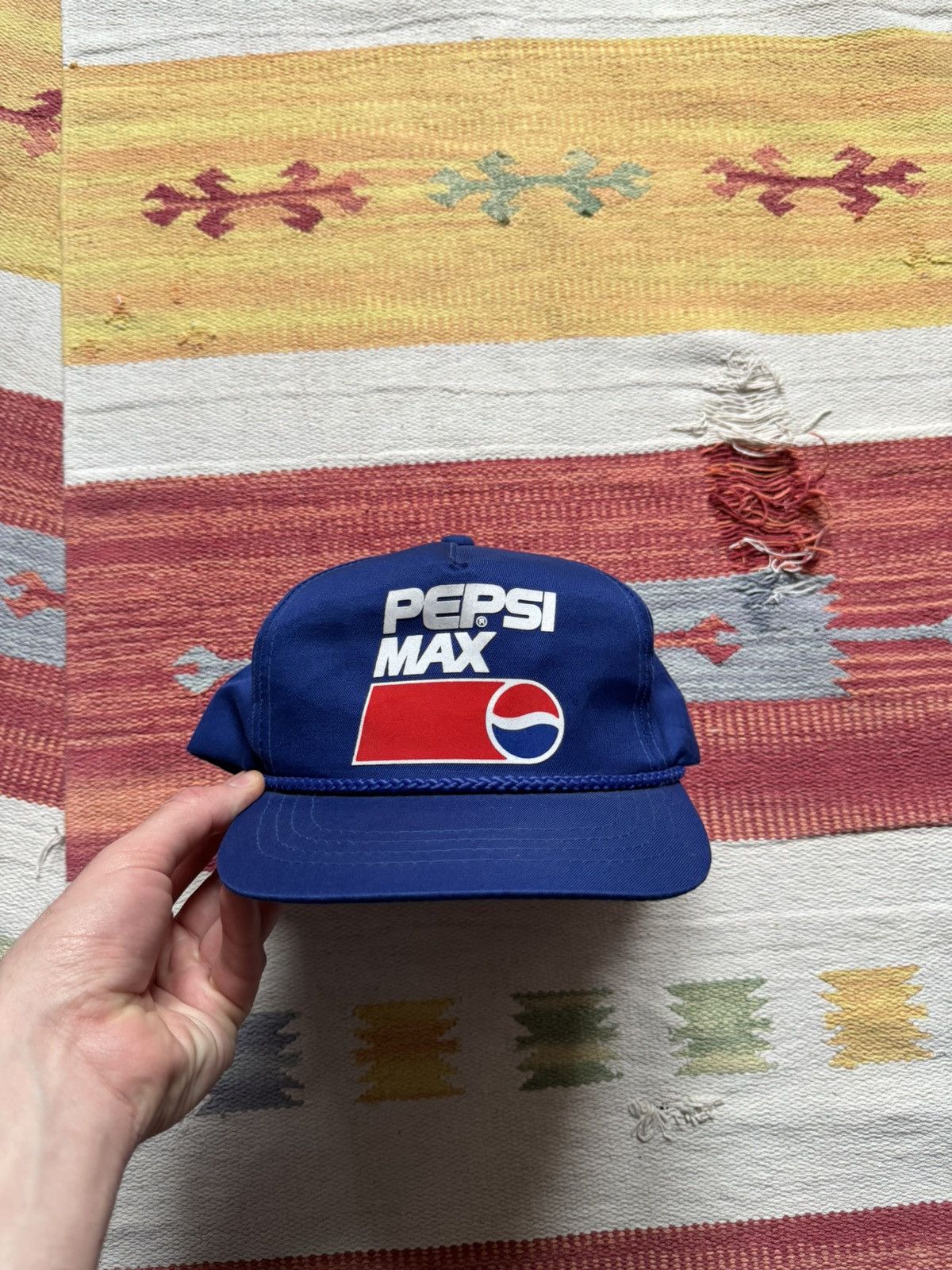 Vintage Vintage 90’s Yupoong Pepsi Blue y2k Hat Size ONE SIZE - 2 Thumbnail