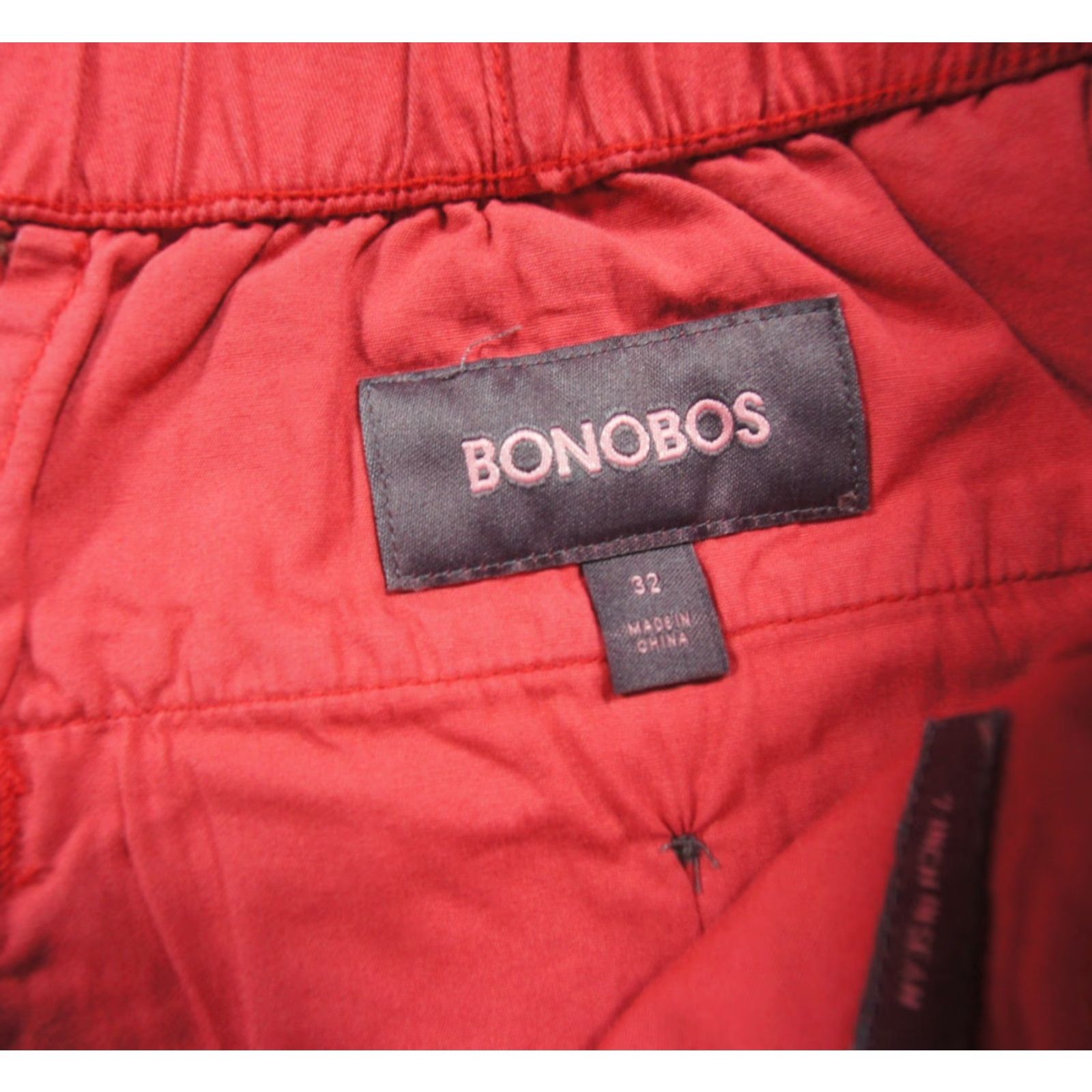 Bonobos Bonobos Shorts Mens 32 Pink Chino 7" Inseam Drawstring Stretch Preppy Casual Size US 32 / EU 48 - 3 Thumbnail