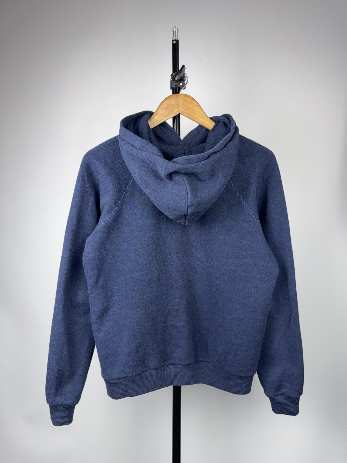 Polo Ralph Lauren 00s Polo Ralph Lauren Navy Cropped Hoodie Red Pony Logo Size M / US 6-8 / IT 42-44 - 10 Thumbnail