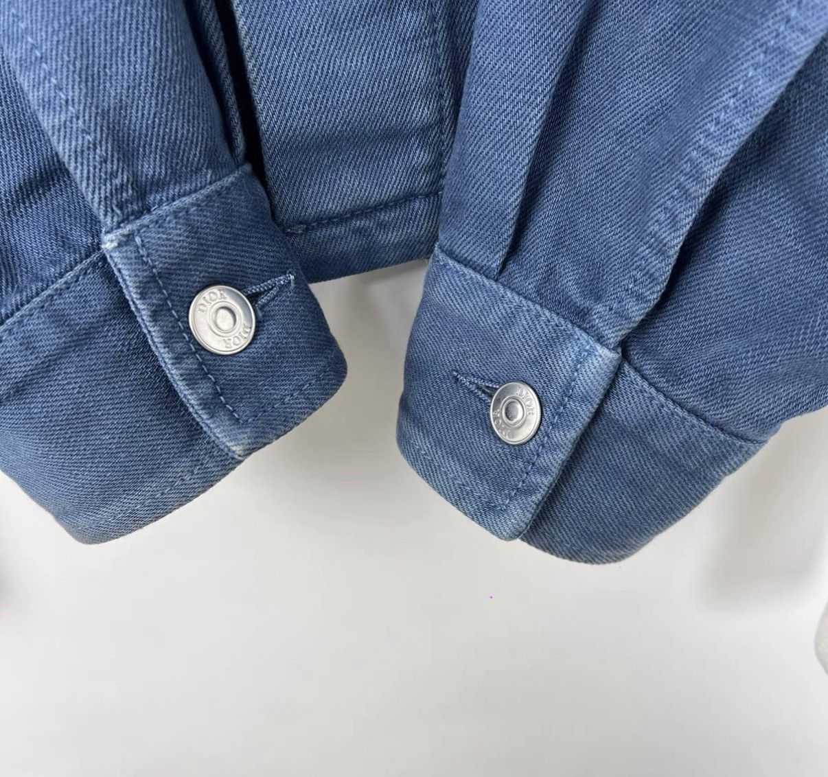 Dior Dior 1947 Embroidered Logo Denim Jacket K12 Size US S / EU 44-46 / 1 - 4 Thumbnail