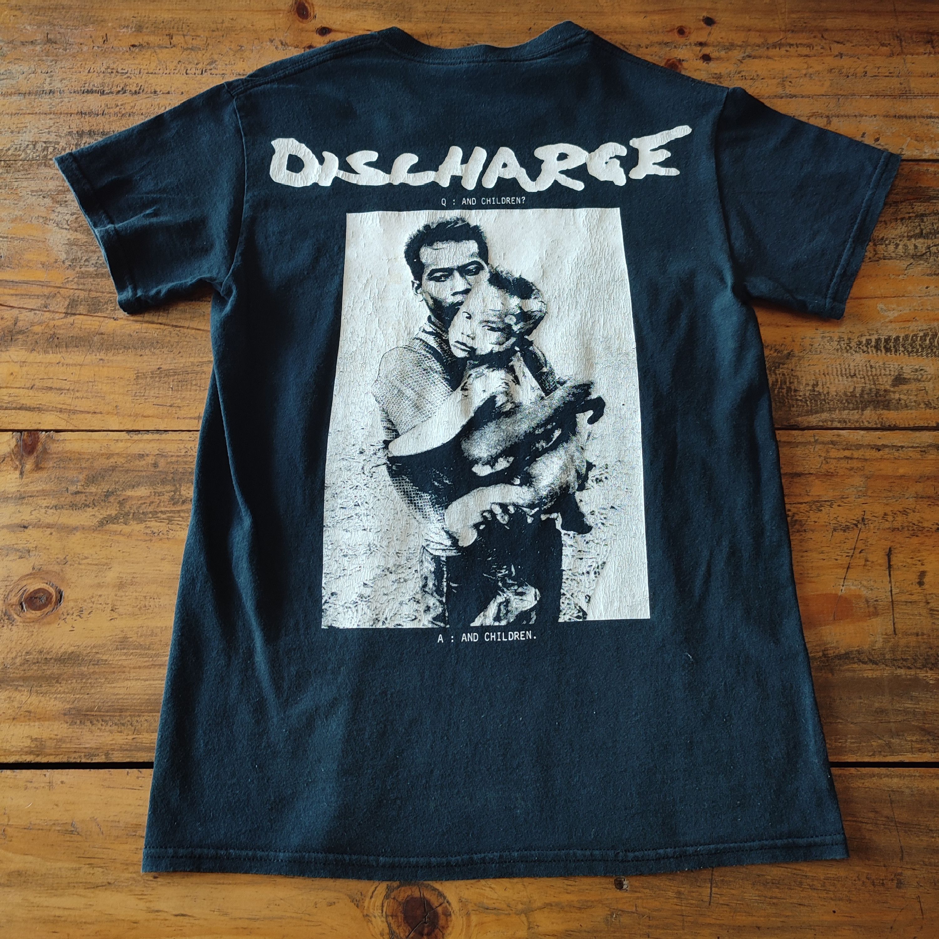 Band Tees × Vintage 🔥RARE🔥 Vintage Discharge ‘Never Again’ T-shirt Size US S / EU 44-46 / 1 - 4 Thumbnail