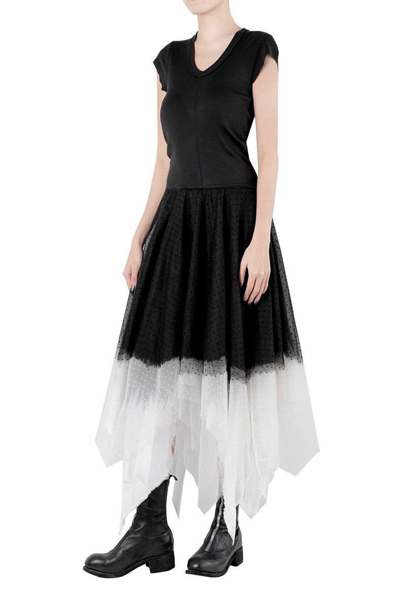 Marc Le Bihan Marc Le Bihan Black/White T-Shirt Dress Size S / US 4 / IT 40 - 4 Thumbnail