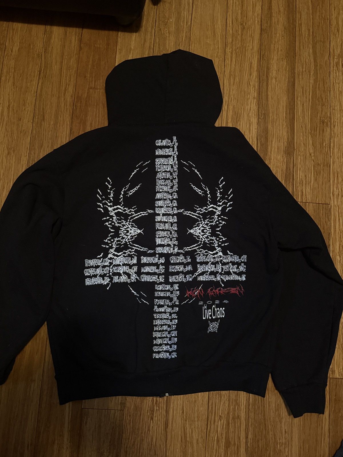 Ken Carson KEN CARSON TOUR HOODIE Size US L / EU 52-54 / 3 - 3 Thumbnail