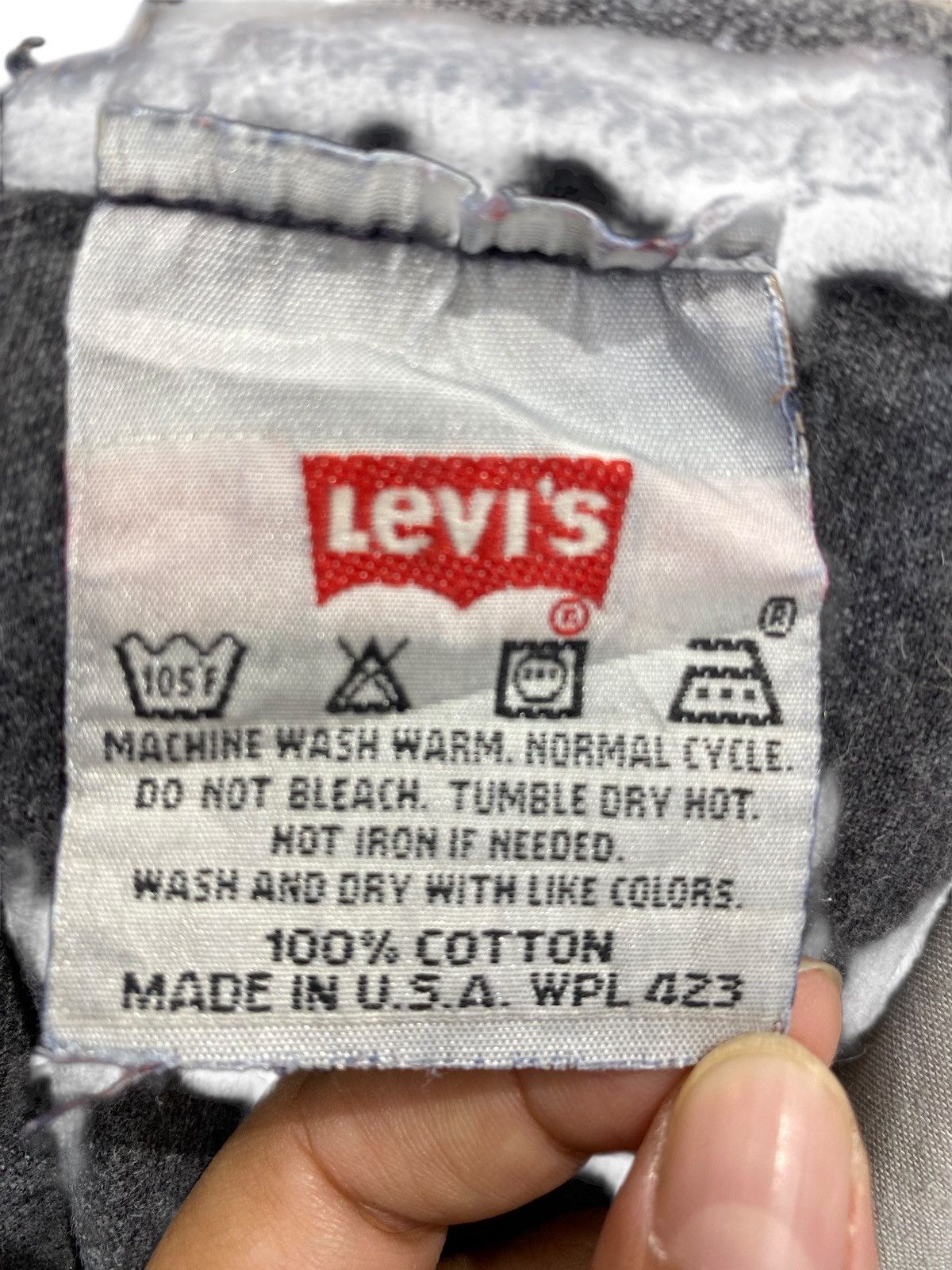 Levi's Levi’s 501 Black Wash Style Loose Jeans Size US 32 / EU 48 - 12 Thumbnail