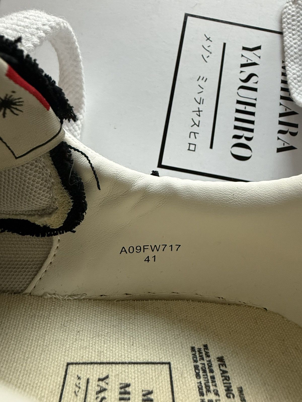 Maison MIHARA YASUHIRO Maison MIHARA YASUHIRO Blakey Low OG Overhanging Sneakers Size US 8 / EU 41 - 8 Thumbnail