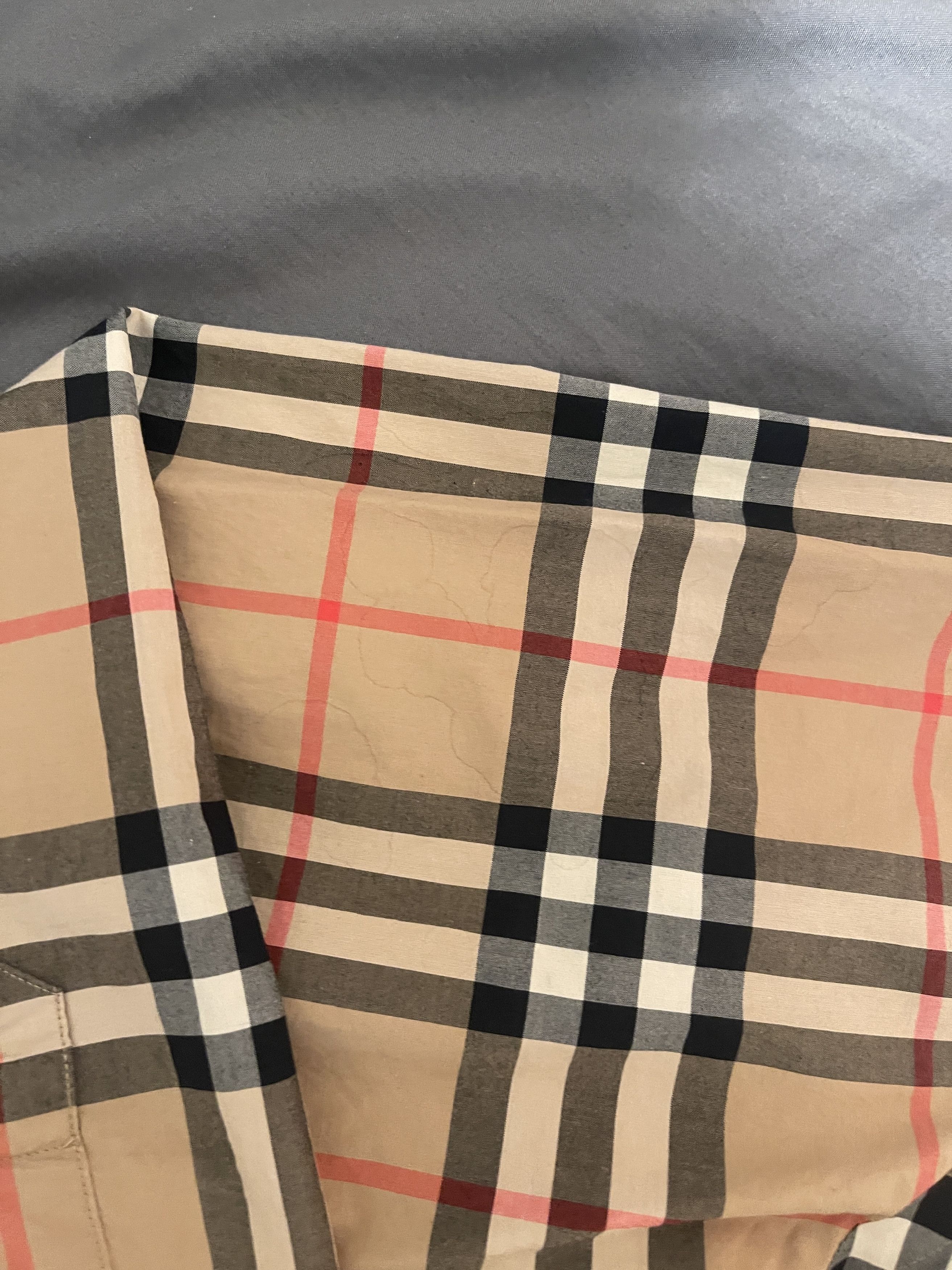 Burberry Burberry Check Cotton Poplin Shirt men XS MSRP $600 Size US XS / EU 42 / 0 - 11 Thumbnail