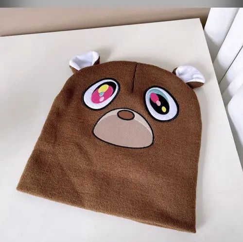 VIBE Bear Beanie Hat Size ONE SIZE - 3 Thumbnail