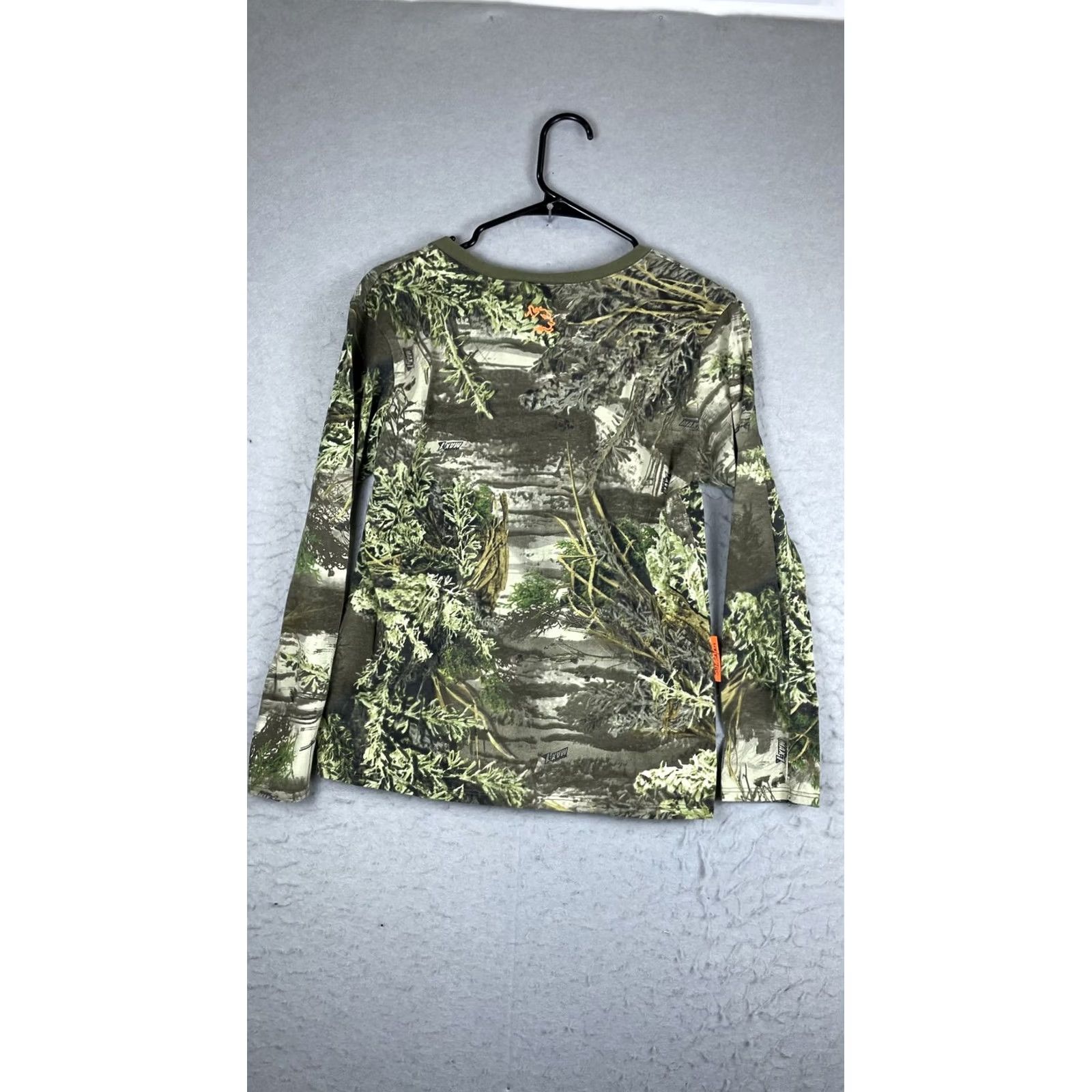 Vintage SHE Safari Shirt Womens Large Green Camo Long Sleeve V Neck Hunting Top Outdoor Size L / US 10 / IT 46 - 5 Thumbnail
