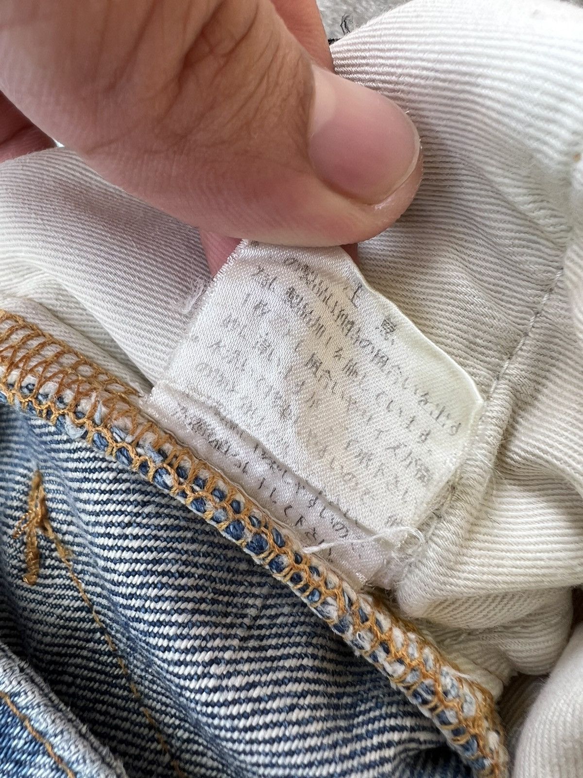 If Six Was Nine × Japanese Brand × Sophnet. 💥Baggy💥Vintage Sophnet. faded Distressed Jean Size US 35 - 21 Thumbnail