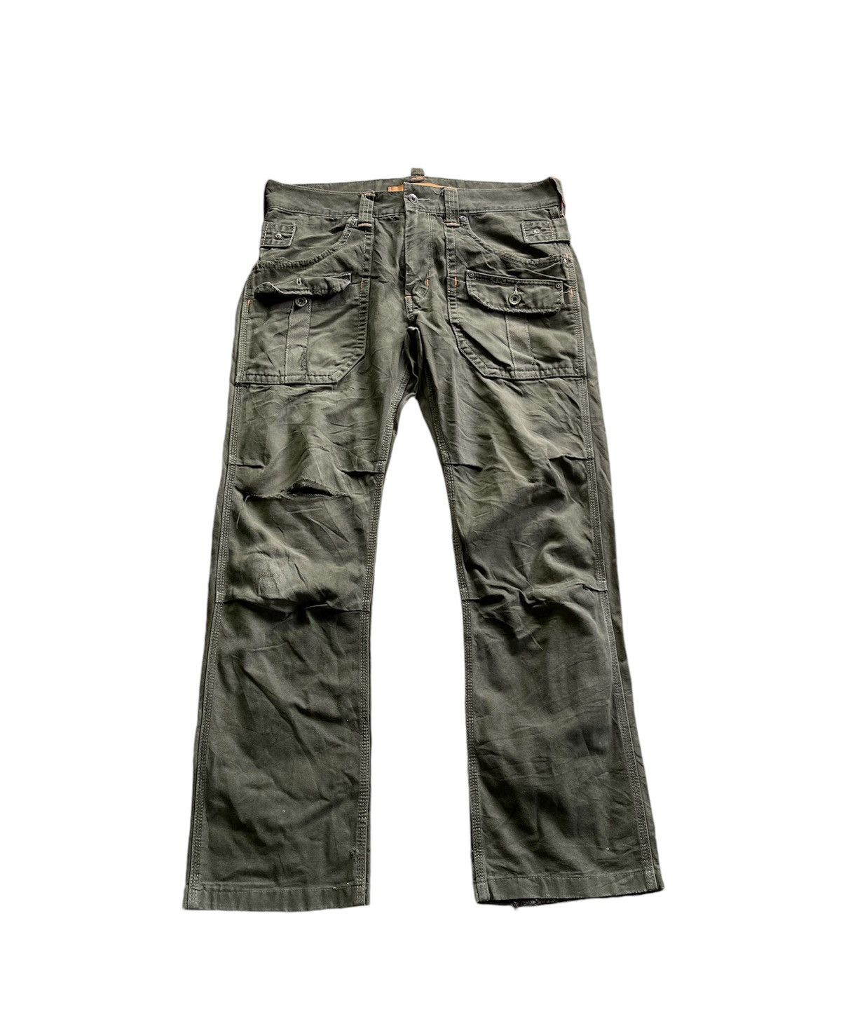 Edwin × Vintage Edwin Vintage Cargo Pants - Functional Heritage Design Size US 34 / EU 50 - 1 Thumbnail