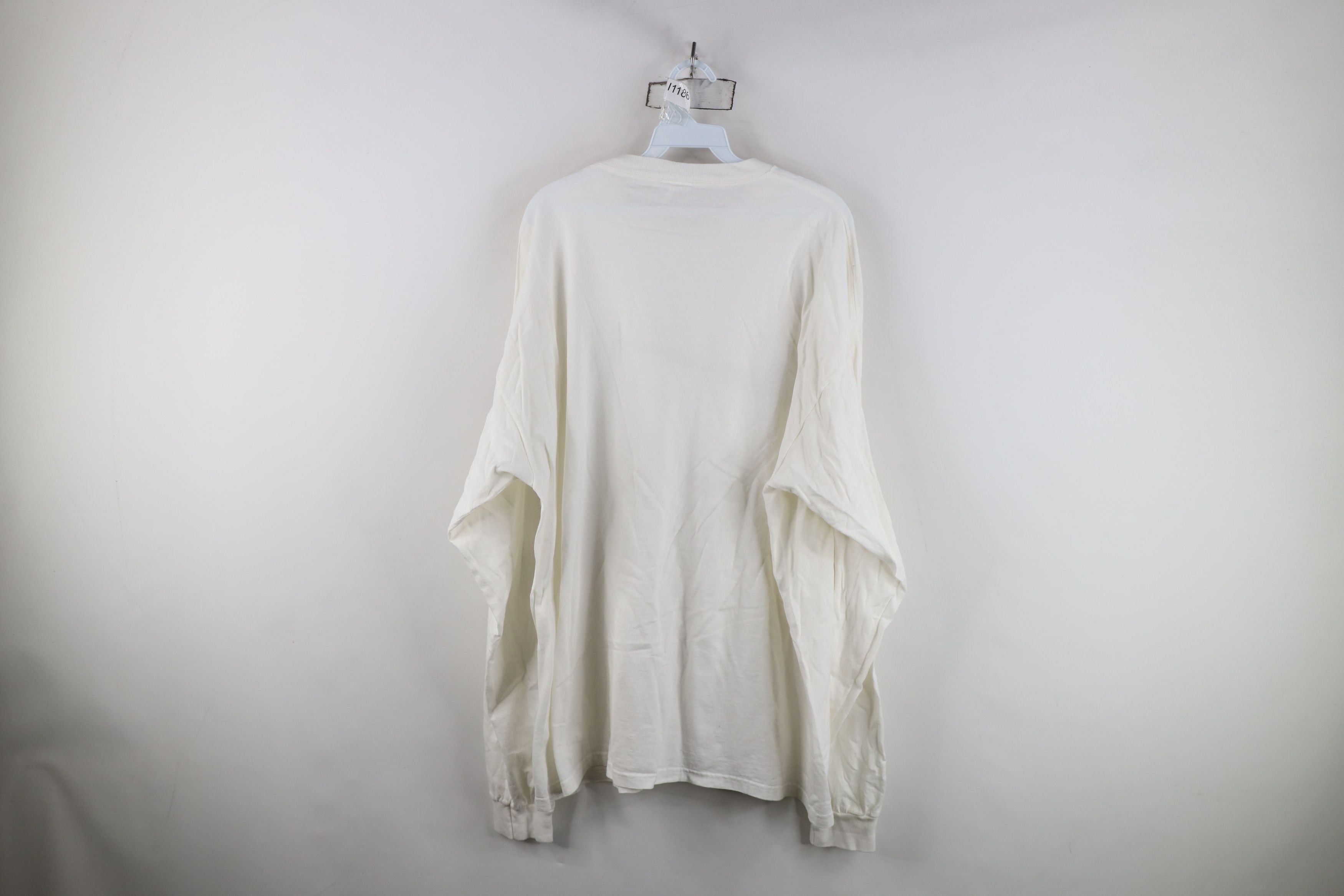 Nike Vintage 90s Nike Big Center Swoosh Long Sleeve T-Shirt USA Size US XXL / EU 58 / 5 - 12 Thumbnail