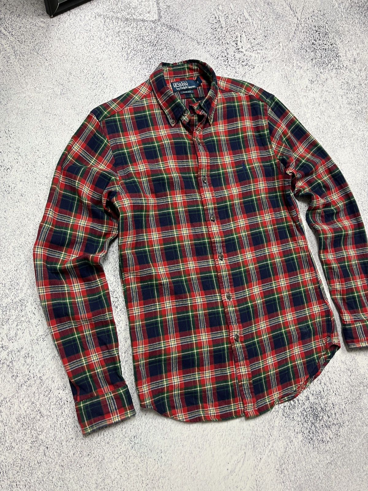 Flannel × Polo Ralph Lauren × Vintage Polo Ralph Lauren Plaid Flannel Button Up Shirt Chekered Size US L / EU 52-54 / 3 - 4 Thumbnail