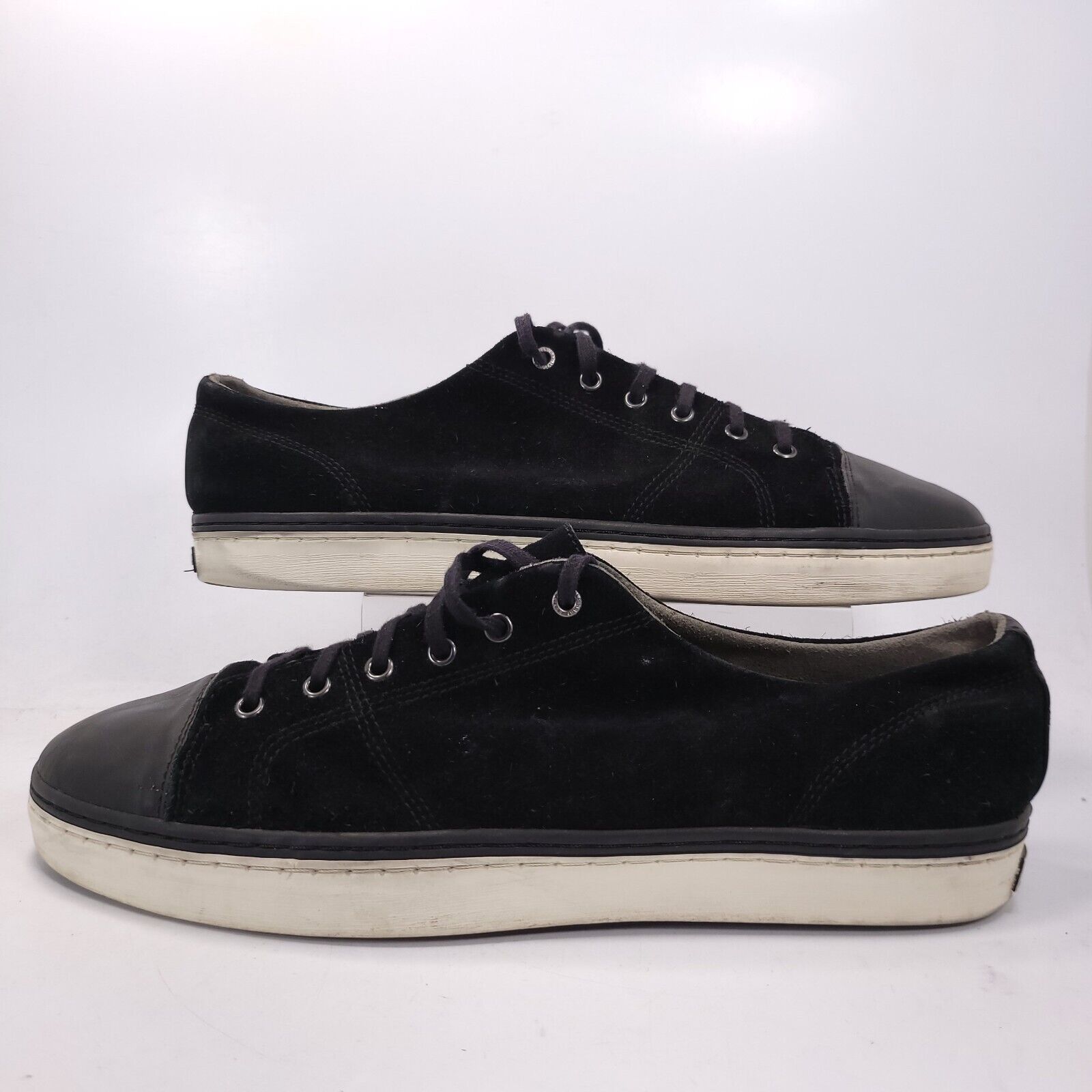 Cole Haan Cole Haan Grand OS Suede Shoe Mens Size 12 Black White Size US 12 / EU 45 - 5 Thumbnail
