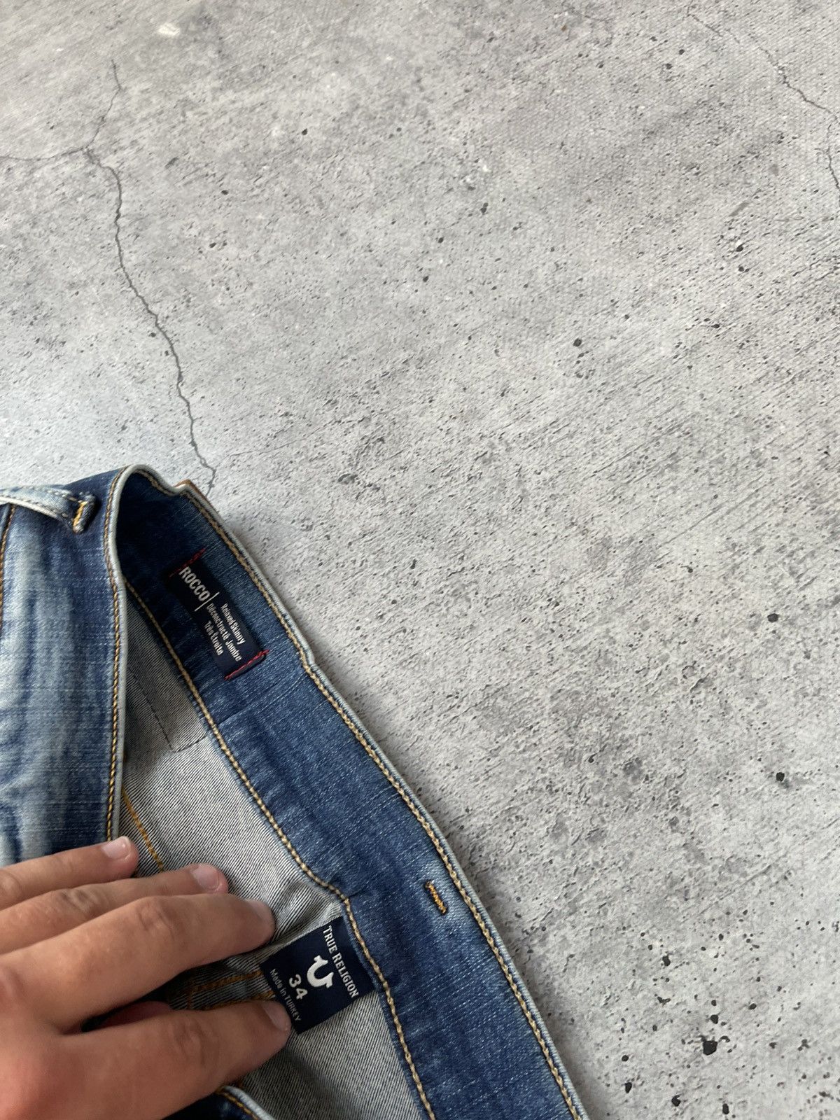 True Religion Vintage True Religion Jeans Baggy Avant Garde Y2K Japan Size US 34 / EU 50 - 6 Thumbnail