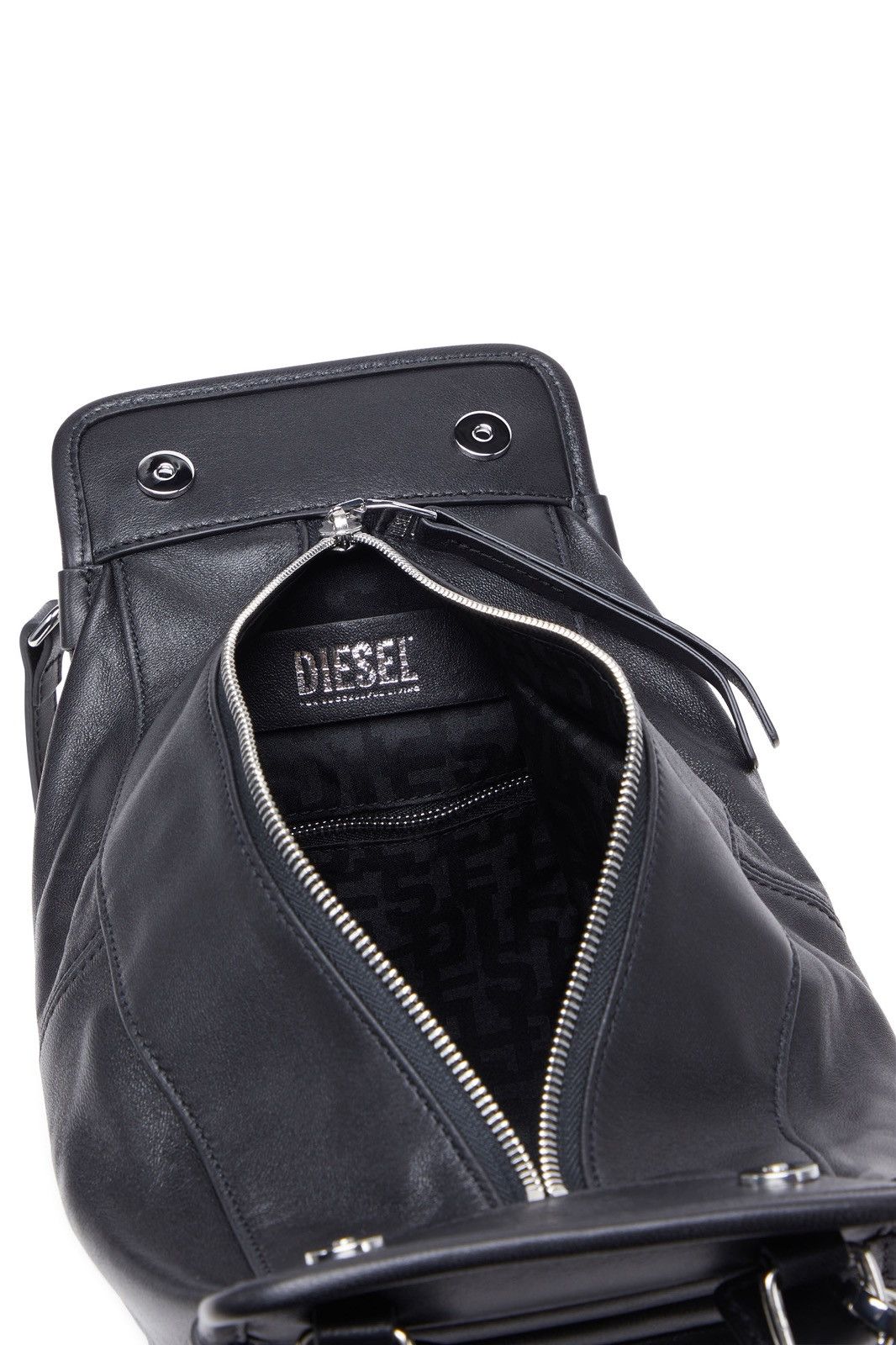 Diesel Diesel logo-charm D-Vina-RR S - Slouchy Leather Tote Bag Size ONE SIZE - 5 Thumbnail