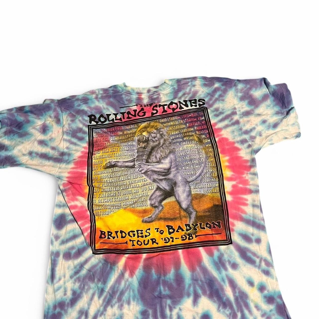 Band Tees × The Rolling Stones × Vintage VTG Rolling Stones Bridges to Babylon Tour T-Shirt XL Size US XL / EU 56 / 4 - 2 Thumbnail