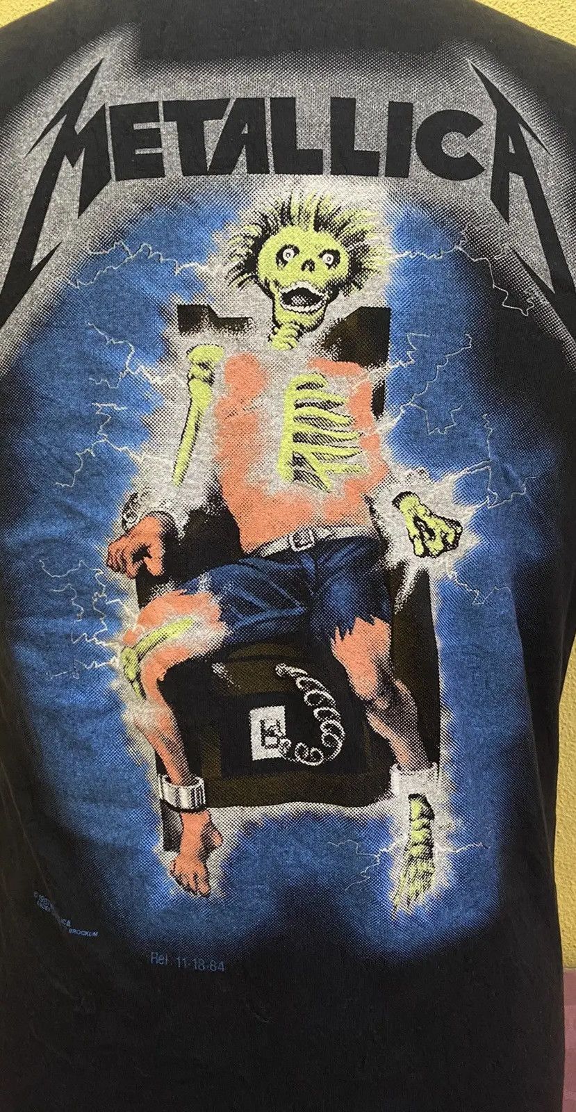 Vintage 💥FINAL DROP💥VINTAGE METALLICA Size US L / EU 52-54 / 3 - 4 Thumbnail