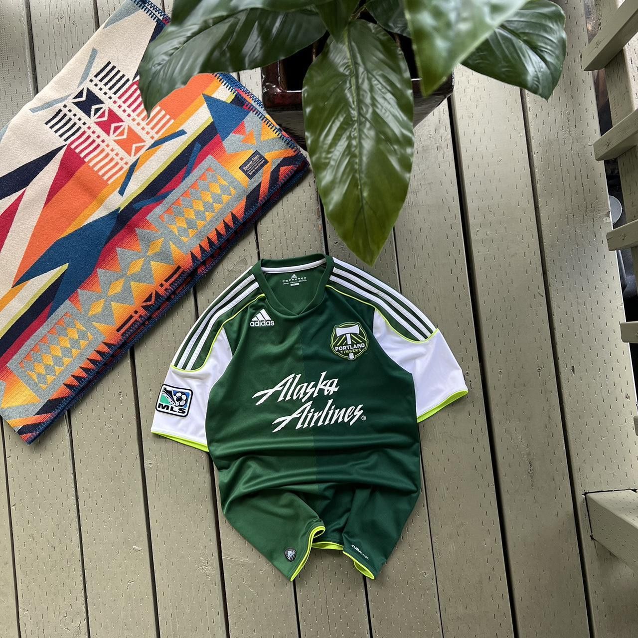 Adidas Adidas Authentic Portland Timbers MLS Jersey Size US S / EU 44-46 / 1 - 4 Thumbnail