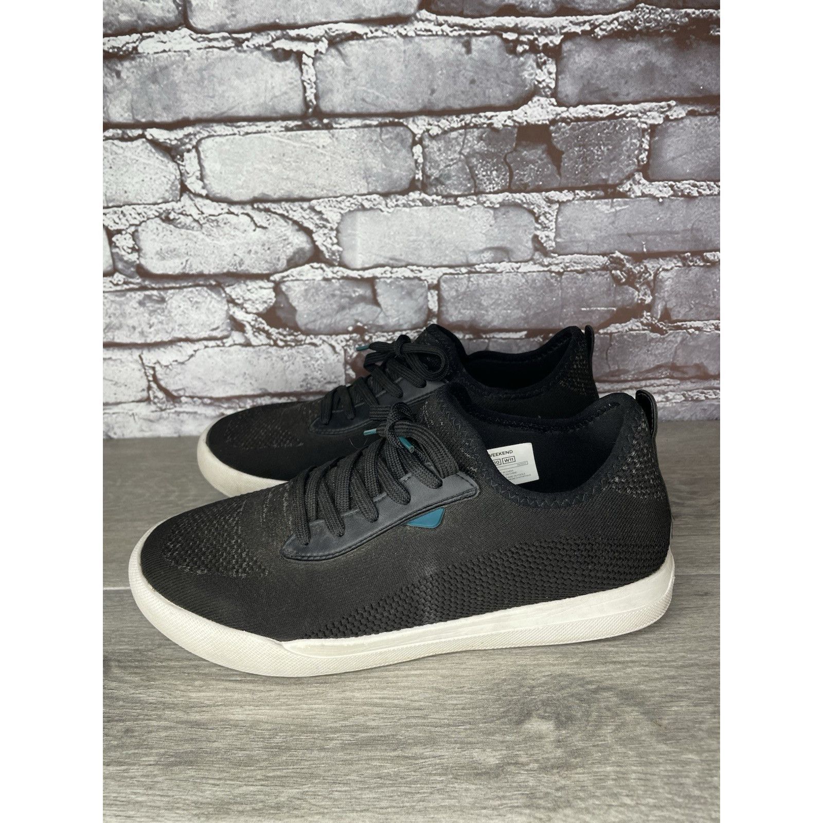Vessi Vessi Weekend Sneaker Concrete Asphalt Black Fabric Shoes Me Size US 12 / EU 45 - 14 Thumbnail