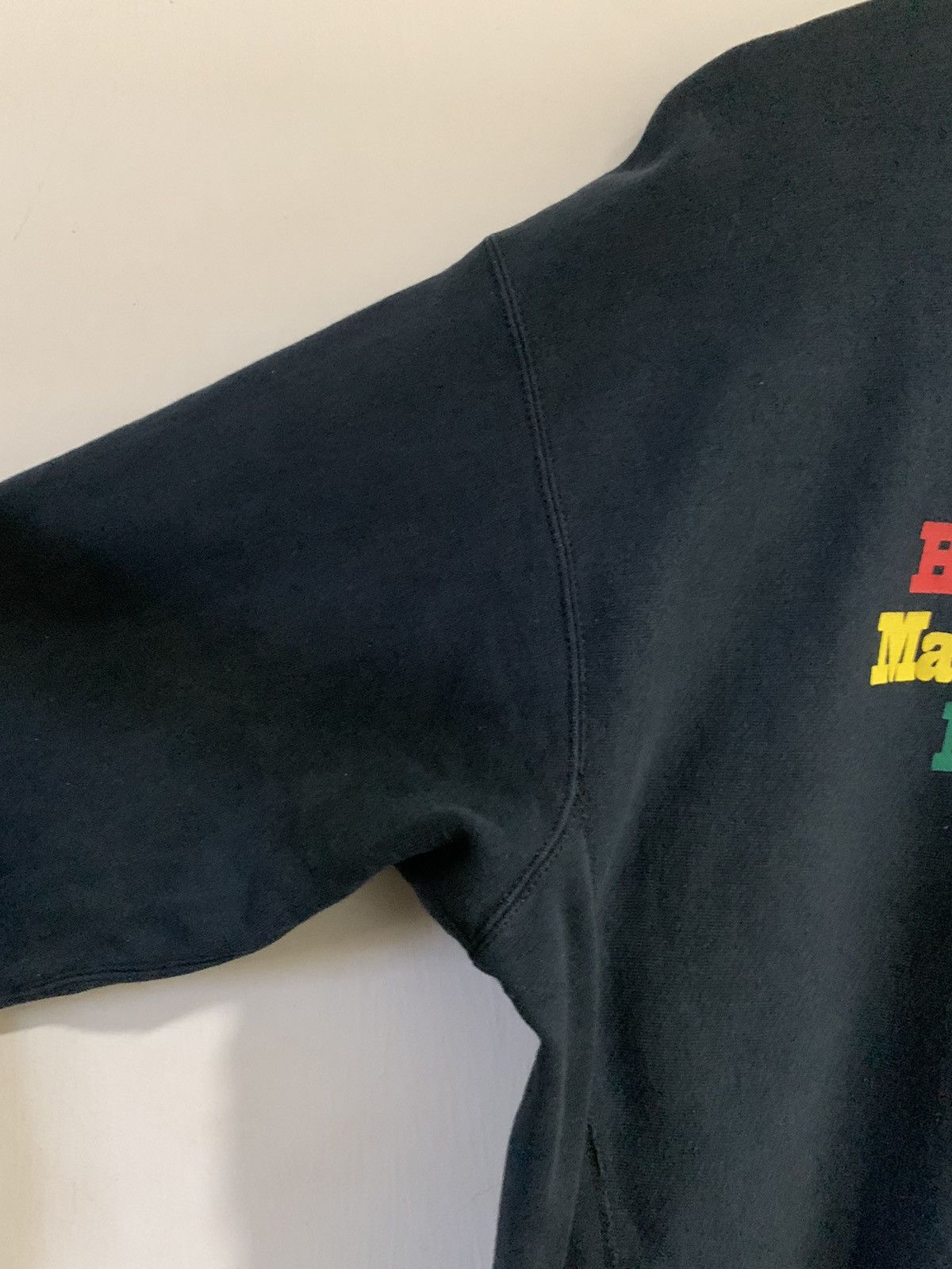 Japanese Brand Y2K Rasta Black Matters Sweatshirt Size US XL / EU 56 / 4 - 9 Thumbnail