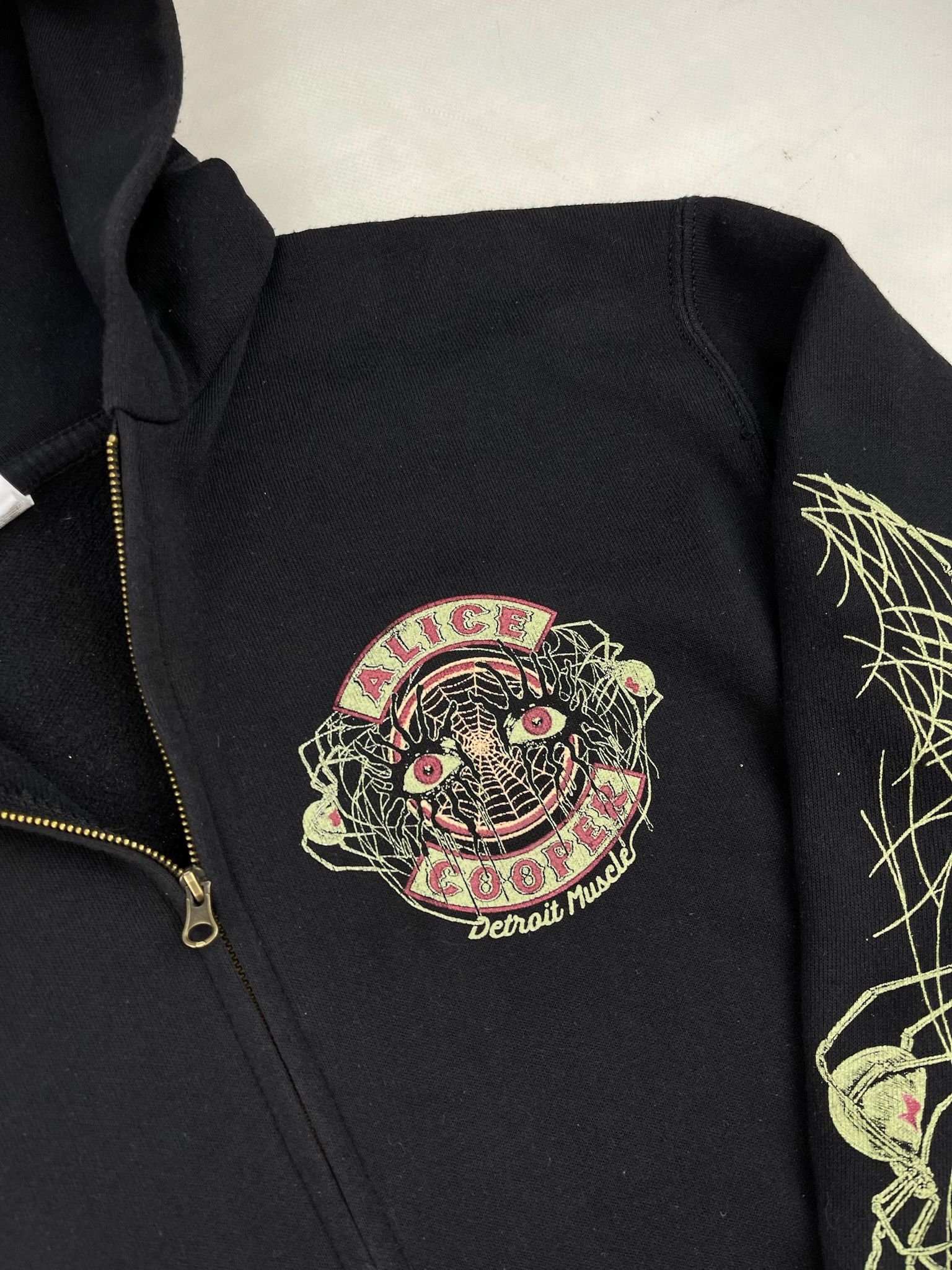 Vintage Vintage Ed Hardy Style🕷️ Alice Cooper Hoodie spider web🕸️ Size US M / EU 48-50 / 2 - 5 Thumbnail