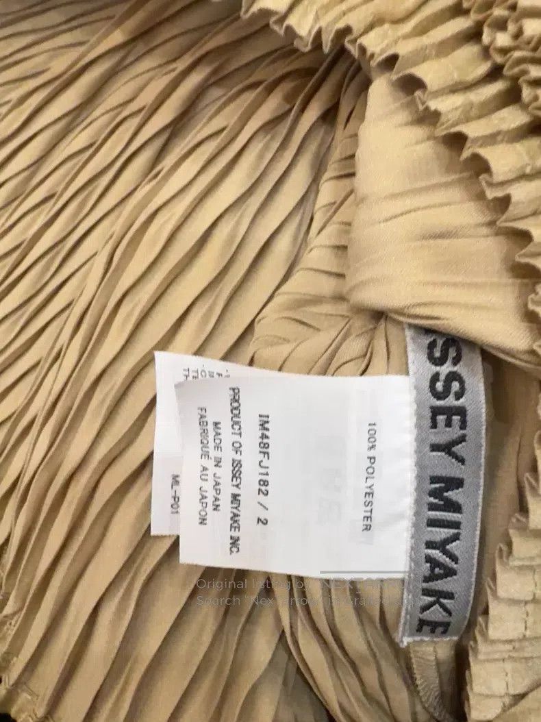 Issey Miyake Issey Miyake Fish Scale Irregular Top Gold Size M / US 6-8 / IT 42-44 - 2 Thumbnail