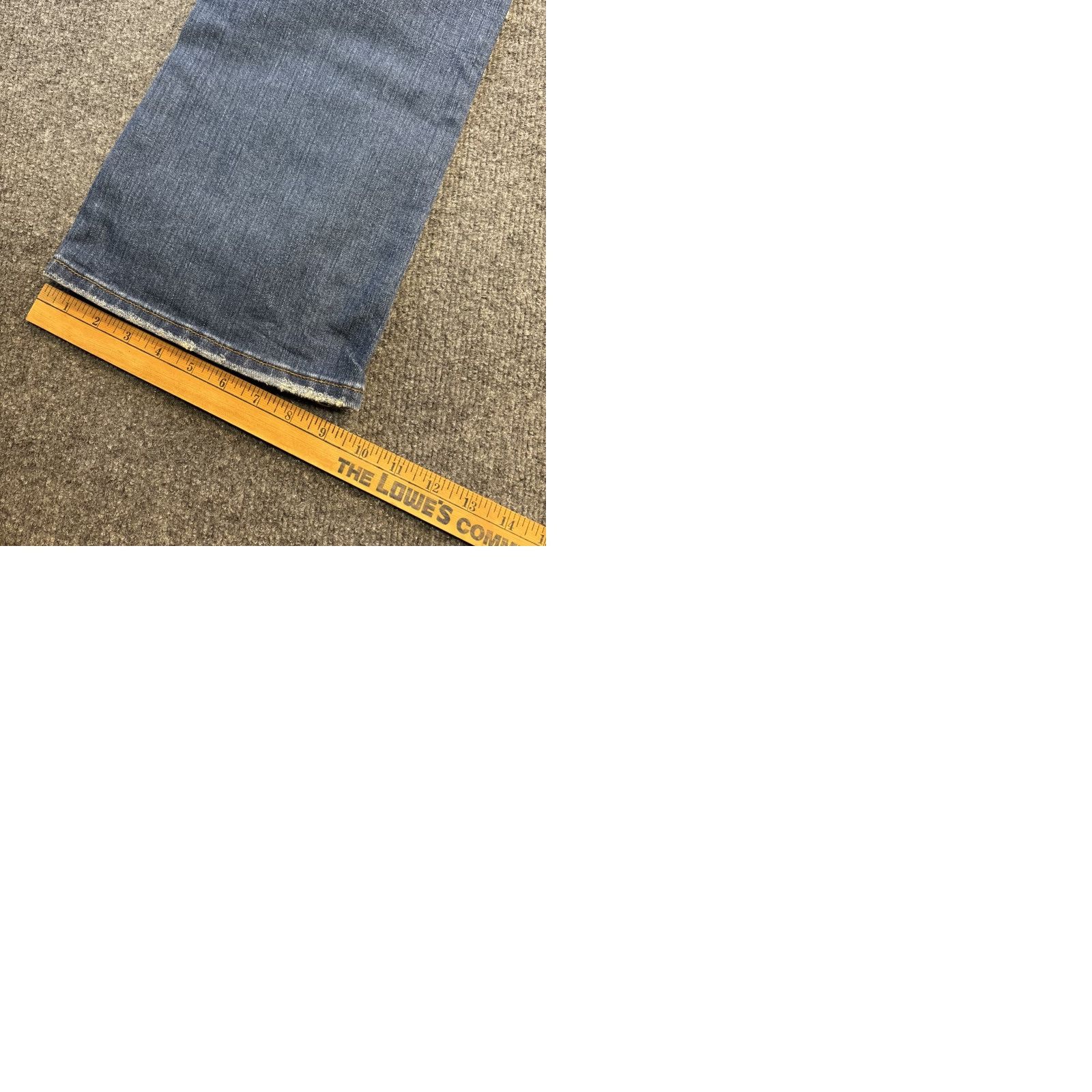 Abercrombie & Fitch VINTAGE Abercrombie & Fitch Bootcut Jeans 8R Denim Emma Low Rise Med Wash Womens Size 30" / US 8 / IT 44 - 9 Thumbnail