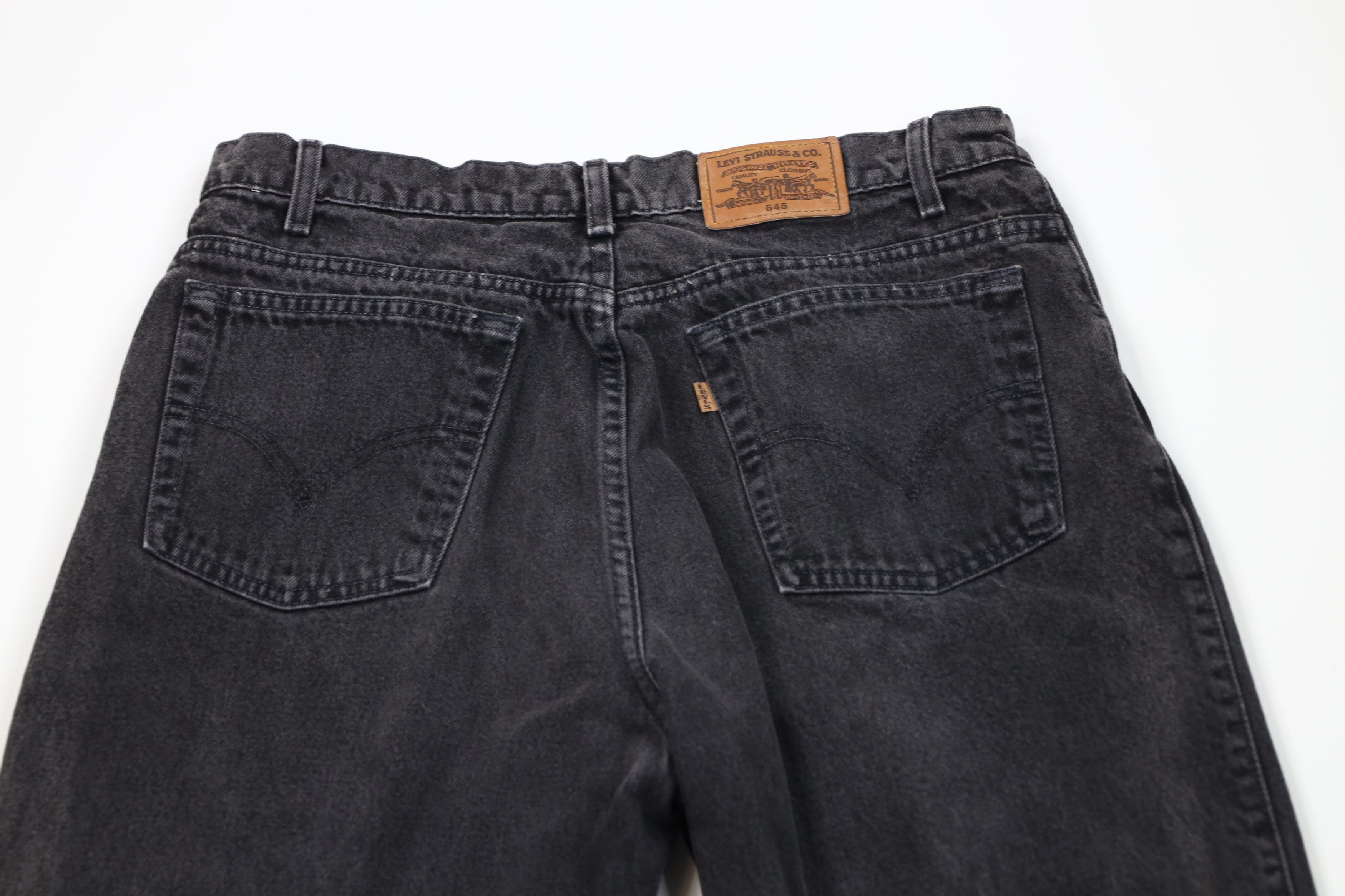 Levi's Vintage 90s Levis 545 Loose Fit Denim Jeans Black USA Size US 36 / EU 52 - 9 Thumbnail