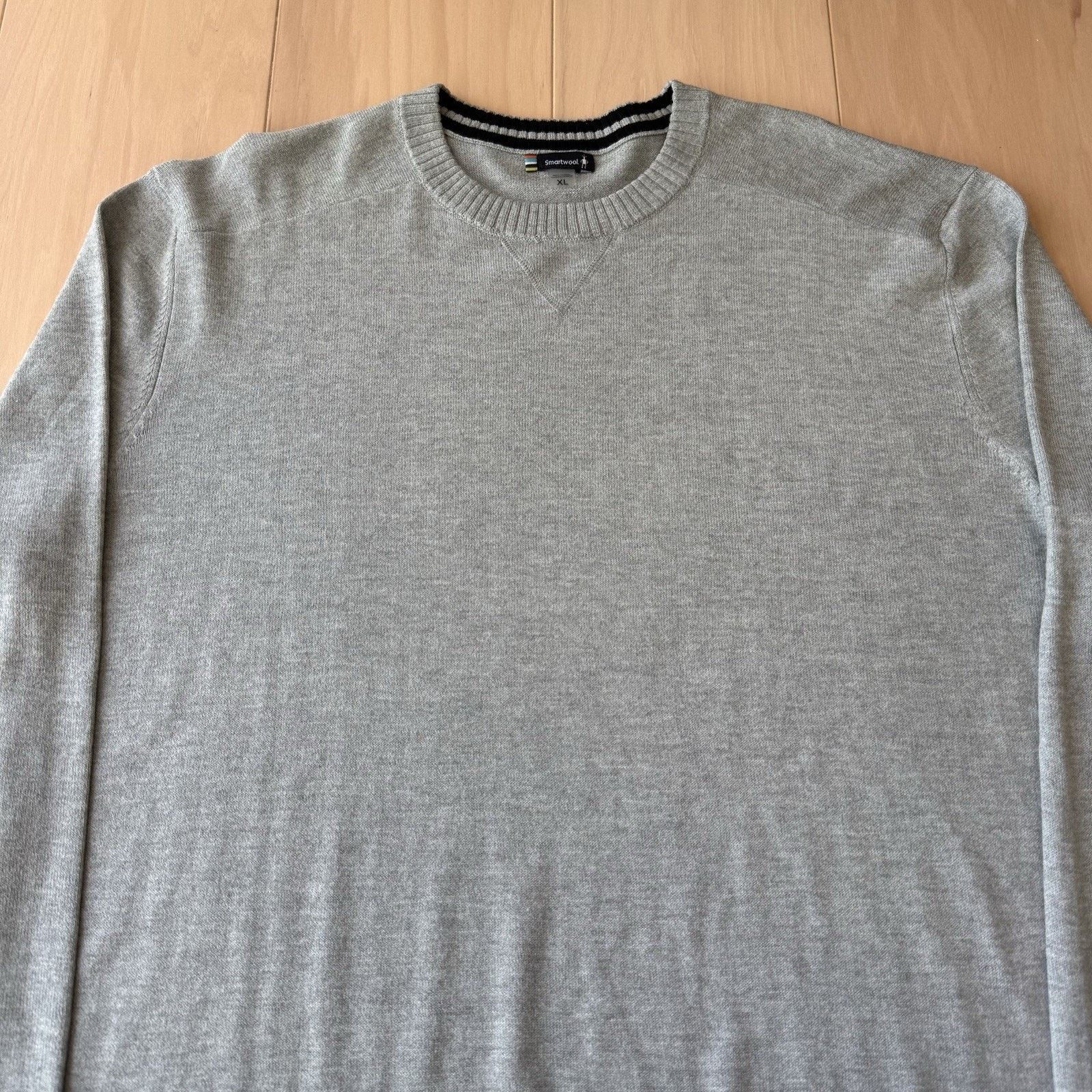 Smartwool Smartwool Sweater XL Gray Knit Polyester Wool Blend Size US XL / EU 56 / 4 - 3 Thumbnail