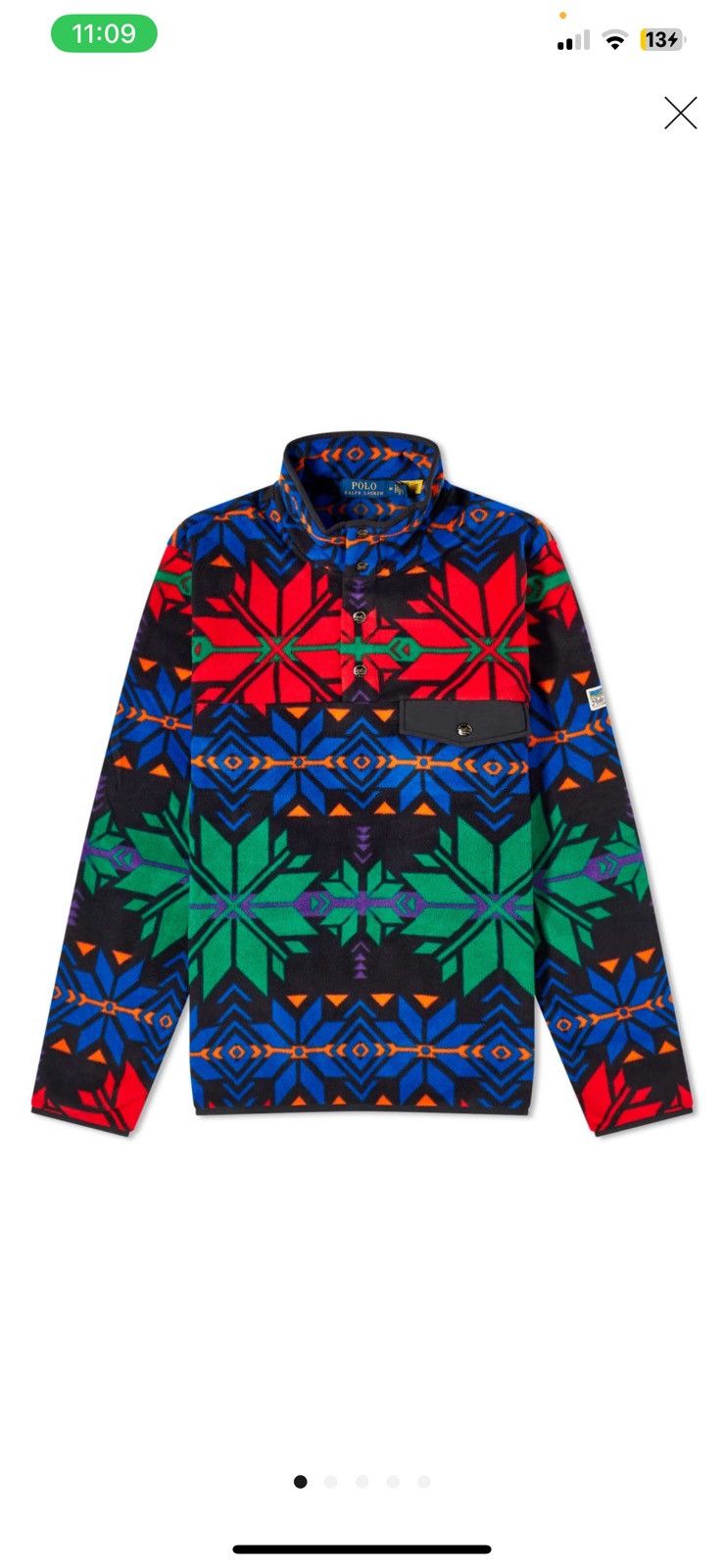 Polo Ralph Lauren Polo Ralph Lauren Fleece Pullover Sweatshirt Size US L / EU 52-54 / 3 - 1 Thumbnail