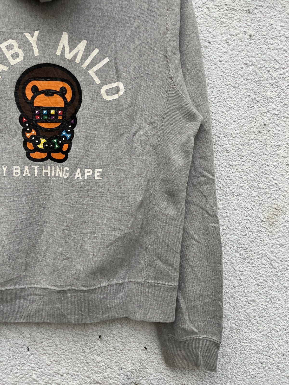 Bape 2008 Bape Baby Milo Full-zip Hoodie Size S / US 4 / IT 40 - 18 Thumbnail