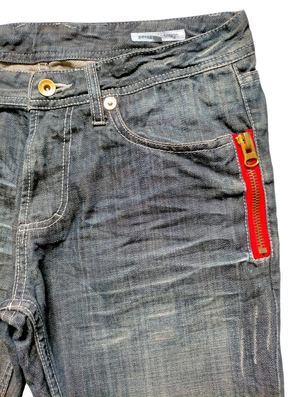 If Six Was Nine Flare Jeans Semantic Design Multipocket Zipped Boot cut Size US 33 - 6 Thumbnail