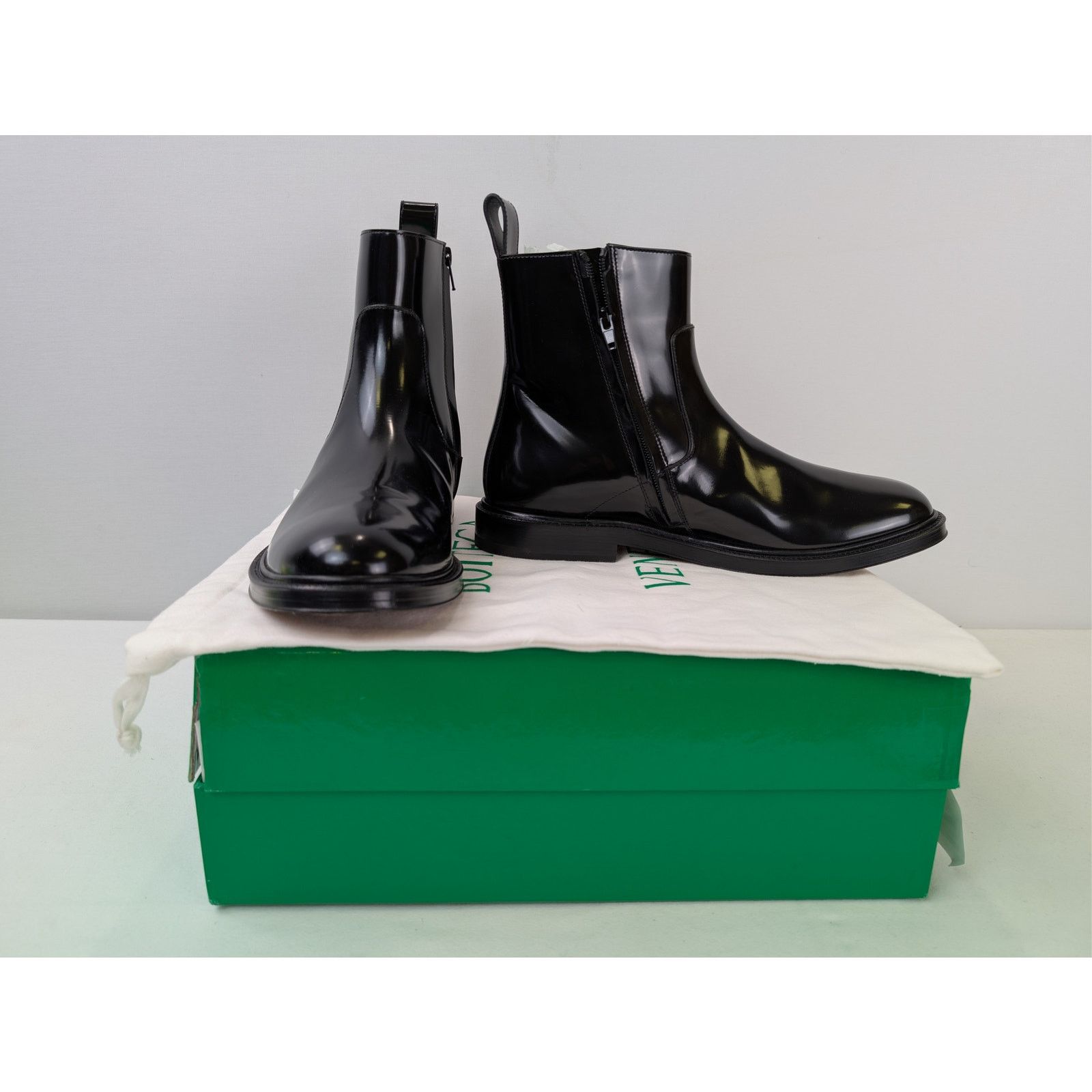 Bottega Veneta o1rshd1 Okinawa Brush Ankle Boots Calfskin in Black Size US 11 / EU 44 - 17 Thumbnail