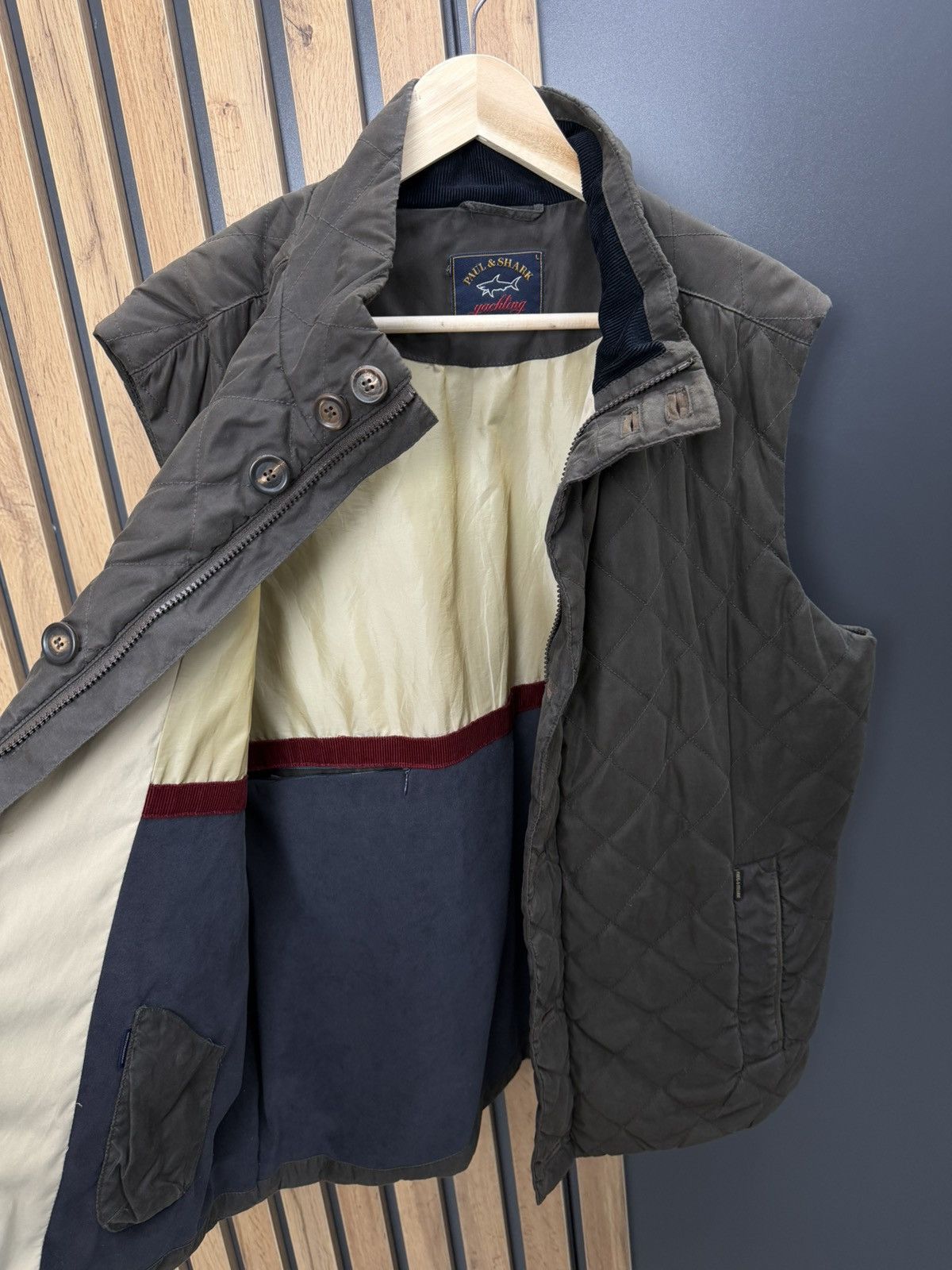 Paul & Shark Paul & Shark Yachting Quilted Vest Brown Mens Size L Size US L / EU 52-54 / 3 - 8 Thumbnail