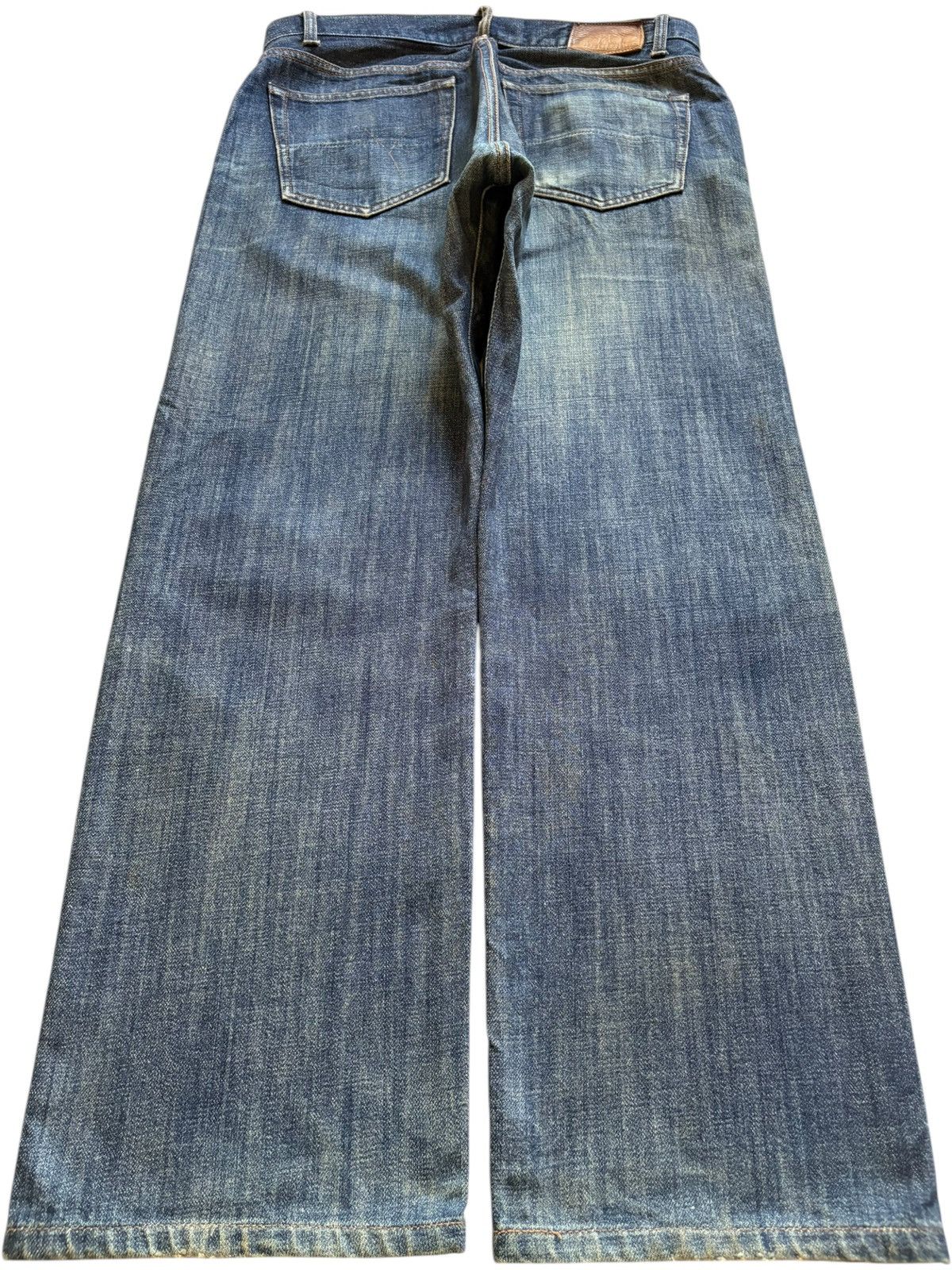 Japanese Brand Vintage Japanese Brand Rusty Mud Wash Loose Baggy Jeans Size US 32 / EU 48 - 2 Thumbnail