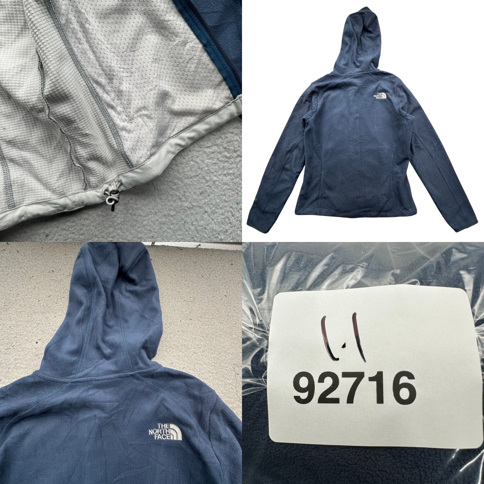 The North Face The North Face Windwall Fleece Hooded Jacket Womens M Blue Full Zip Size M / US 6-8 / IT 42-44 - 9 Thumbnail