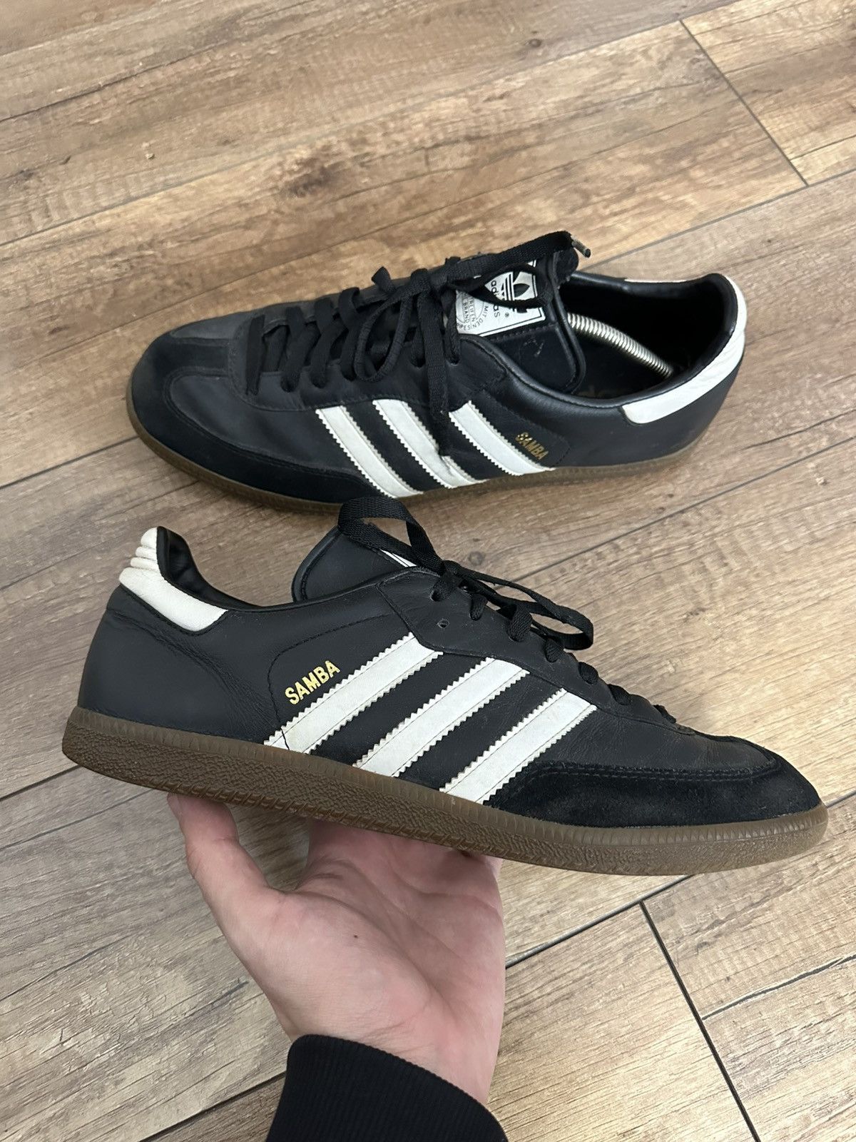 Adidas Samba Vintage Leather Sneakers Shoes Low Top