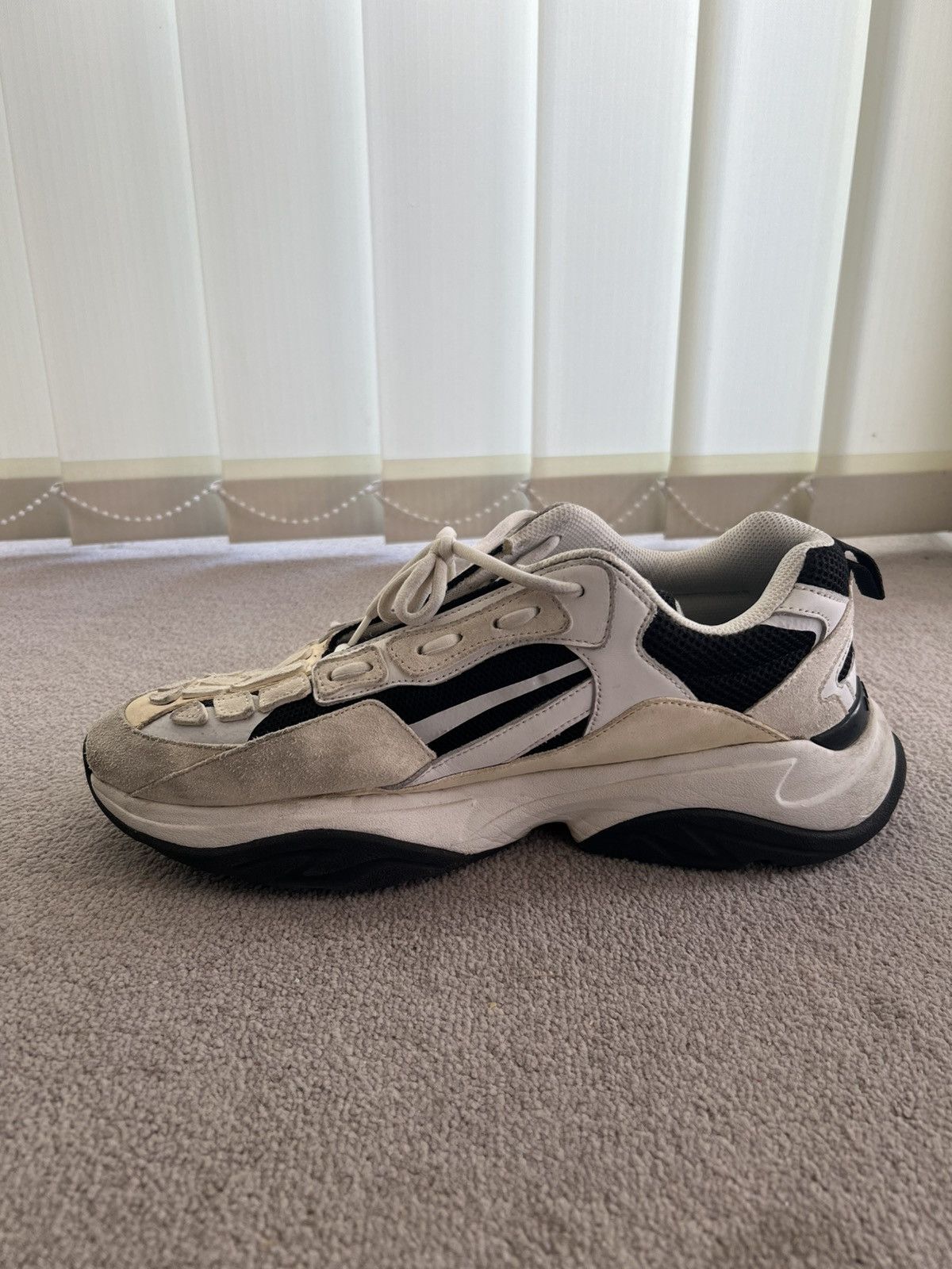 Amiri Amiri Bone Runner Size US 12 / EU 45 - 6 Thumbnail