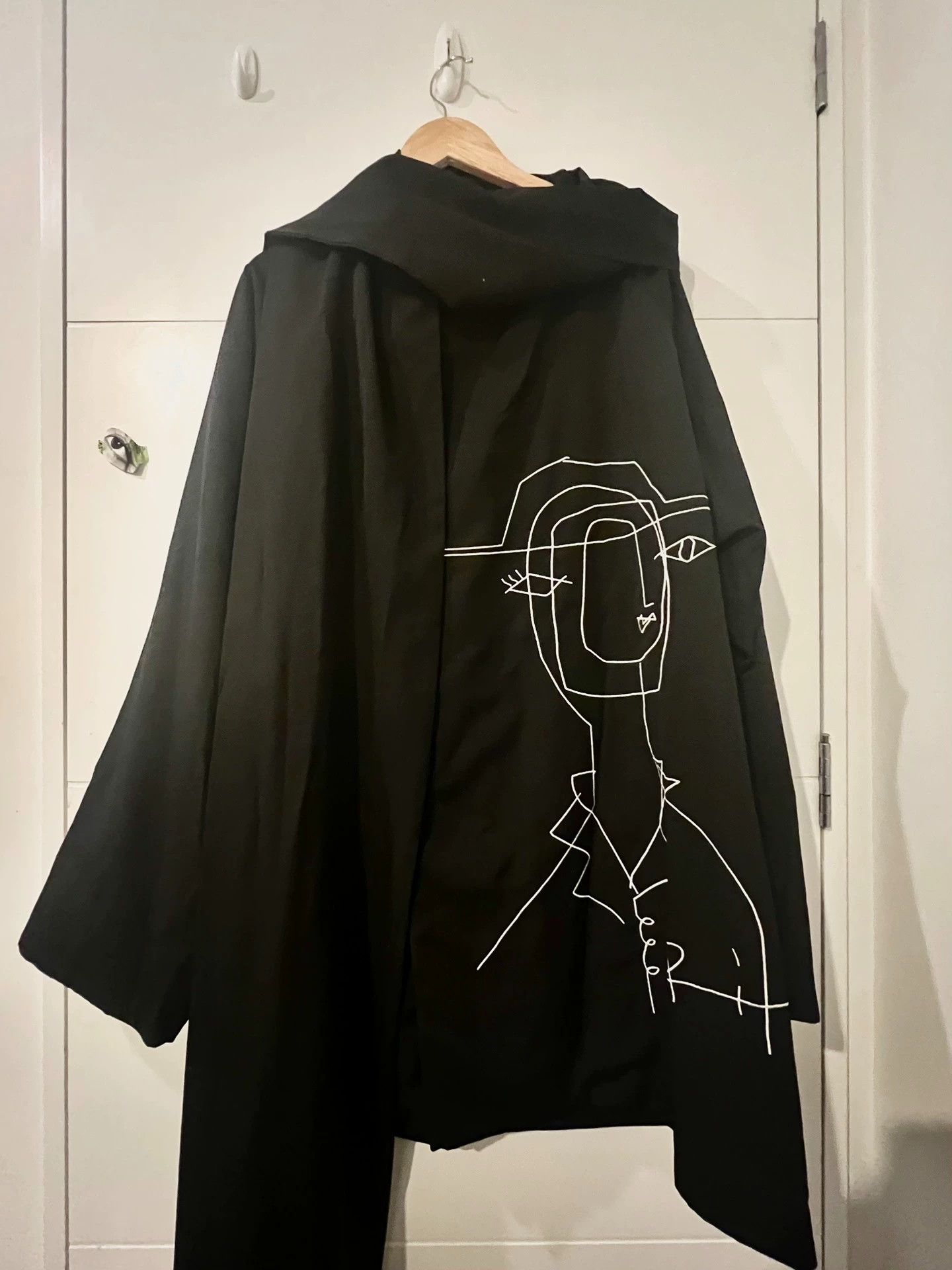 Yohji Yamamoto Yohji Yamamoto 16AW Rie Miyazaki Single Scarf Coat Size 3 Size US L / EU 52-54 / 3 - 1 Thumbnail