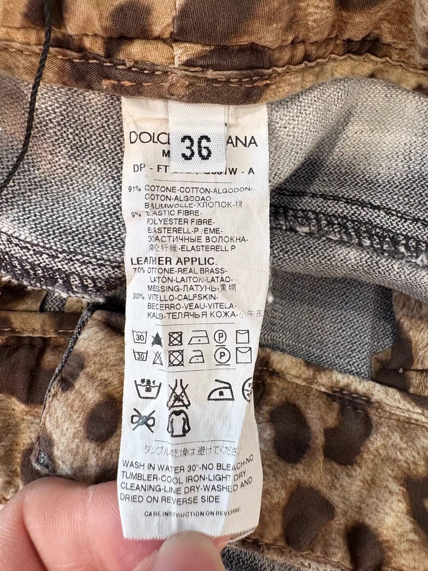 Dolce & Gabbana DOLCE&GABBANA Washed Denim Jeans Size US 36 / EU 52 - 5 Thumbnail