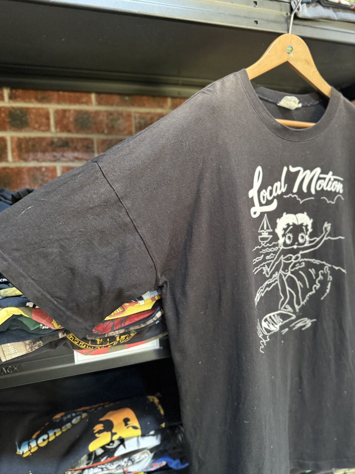 Cartoon Network Vintage Betty Boop X local Motion Surf Backhit Sun Faded Tee Size US XL / EU 56 / 4 - 7 Thumbnail