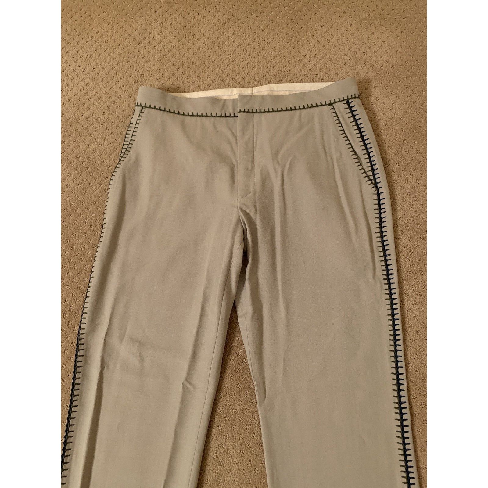Acne Studios Acne Studios Beige Billan C Fluid Trousers 50 Size US 34 / EU 50 - 3 Thumbnail