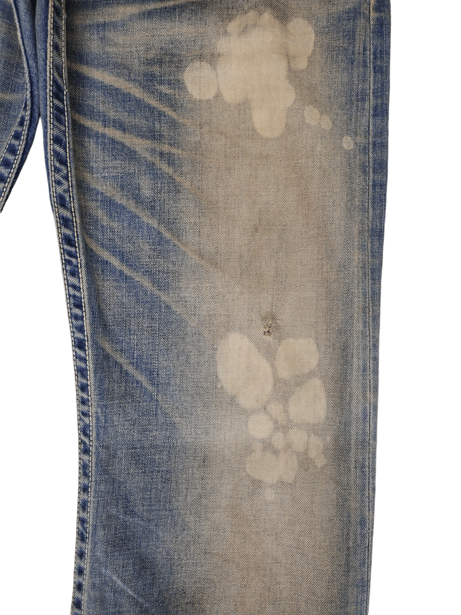 Issey Miyake Flare Jeans Ayuite Issey Miyake Distress Faded Bootcut Y2k Size US 34 / EU 50 - 4 Thumbnail