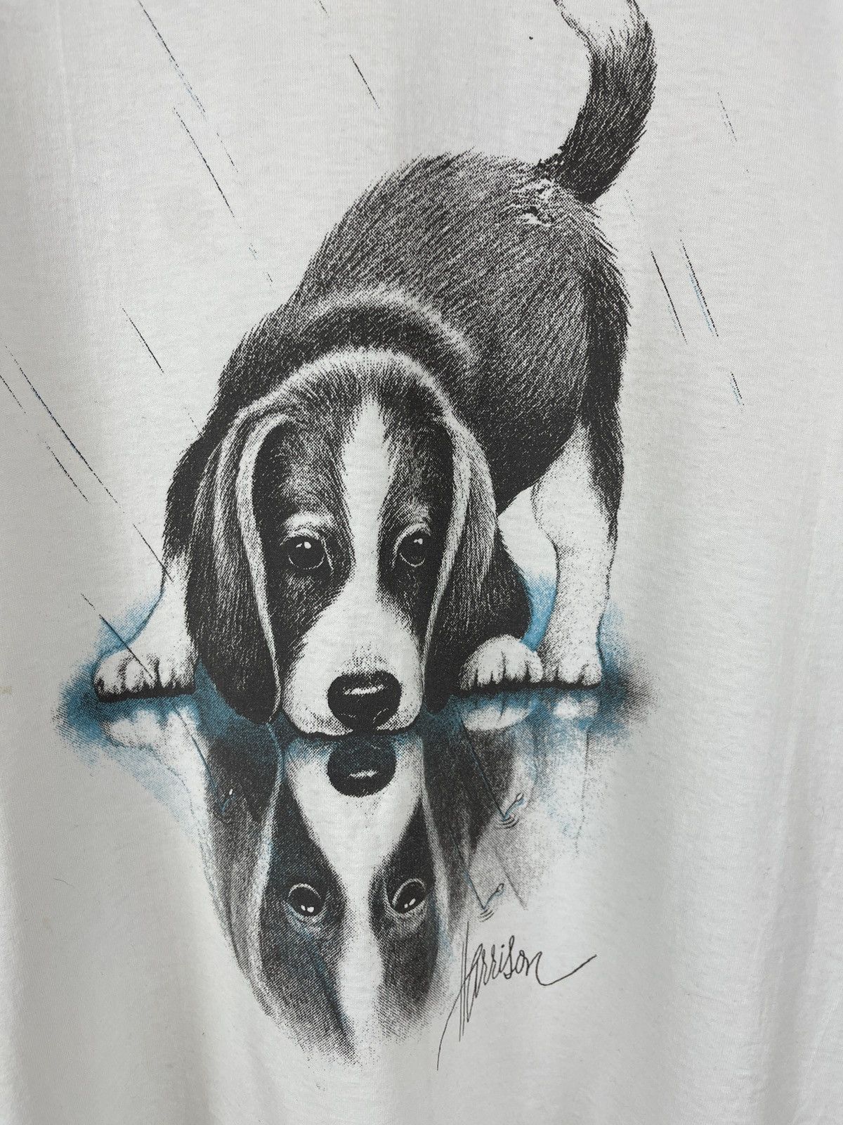 Vintage Screen Stars vintage 90s Harrison dog single stitch tee Size US XL / EU 56 / 4 - 3 Thumbnail