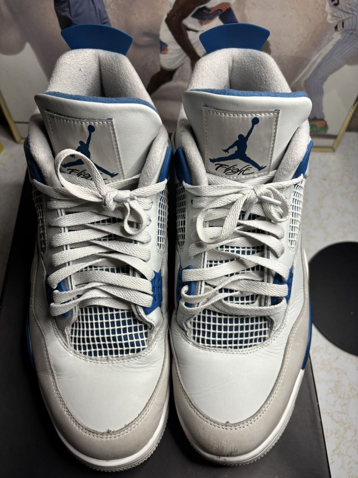 Jordan Brand Jordan Retro 4 ‘Military Blue’ Size US 13 / EU 46 - 2 Thumbnail