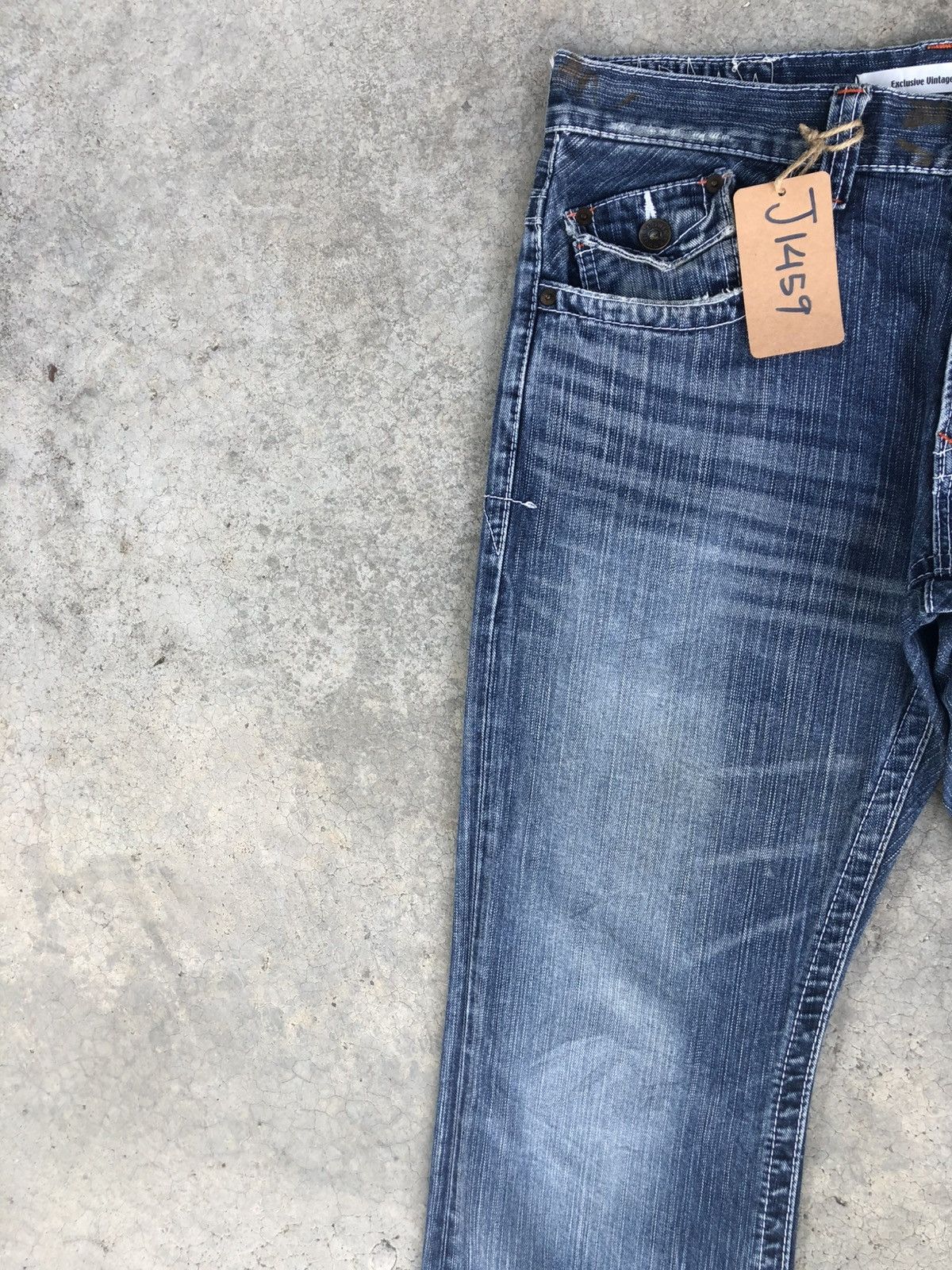 Who Decides War Edwin XV Flared Jeans Bootcut Distressed Jeans Size US 33 - 4 Thumbnail